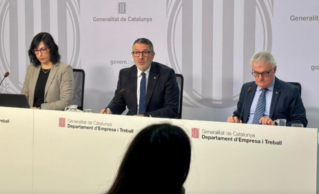 El conseller Miquel Sàmper ha presentat les dades de l'atur | Gencat