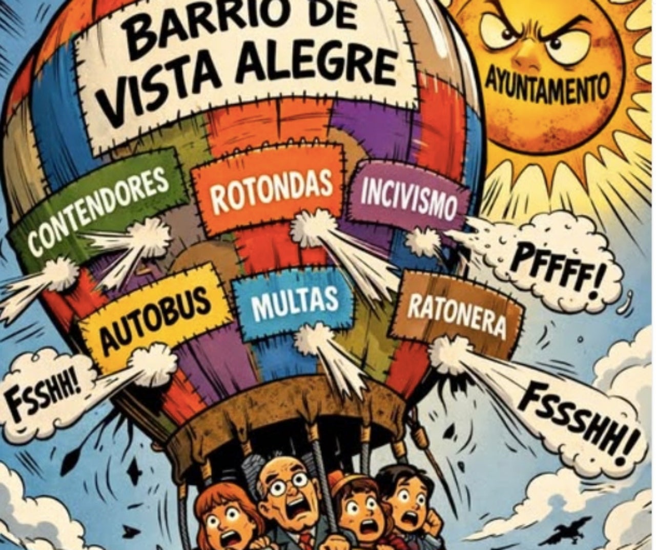 Imatge gràfica sobre els problemes al barri | Ernest Escribano