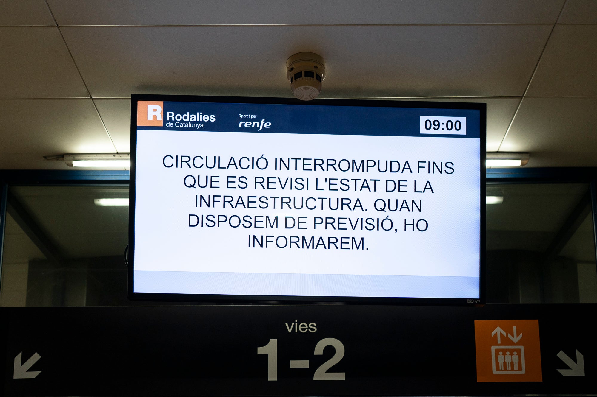 Aturada a Rodalies després de l'accident a Gelida 21.01.2026 | Mireia Comas