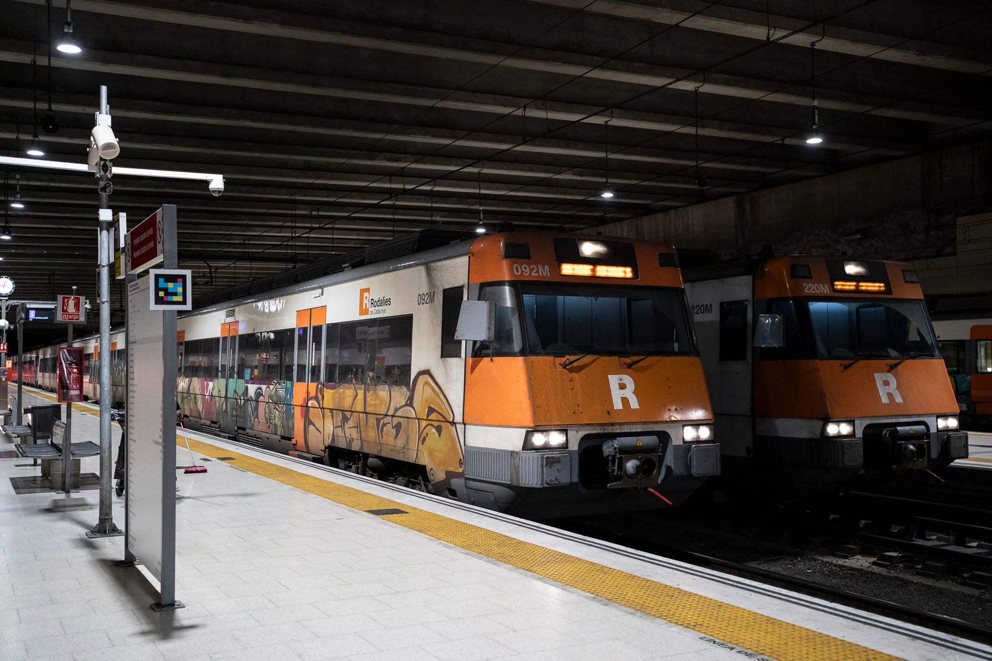 Aturada a Rodalies després de l'accident a Gelida 21.01.2026 | Mireia Comas