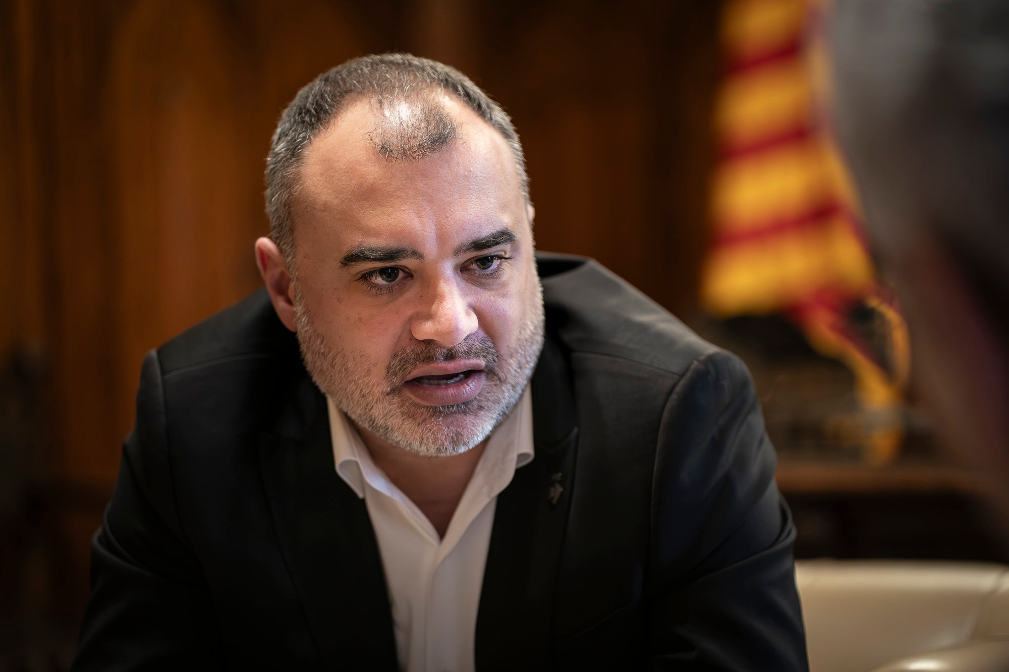 Jordi Ballart, alcalde de Terrassa. 28.01.2026 | Mireia Comas