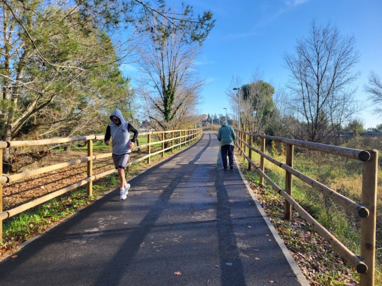 El carril bici que connecta Can Trias amb el nucli urbà de Viladecavalls | Aj Viladecavalls