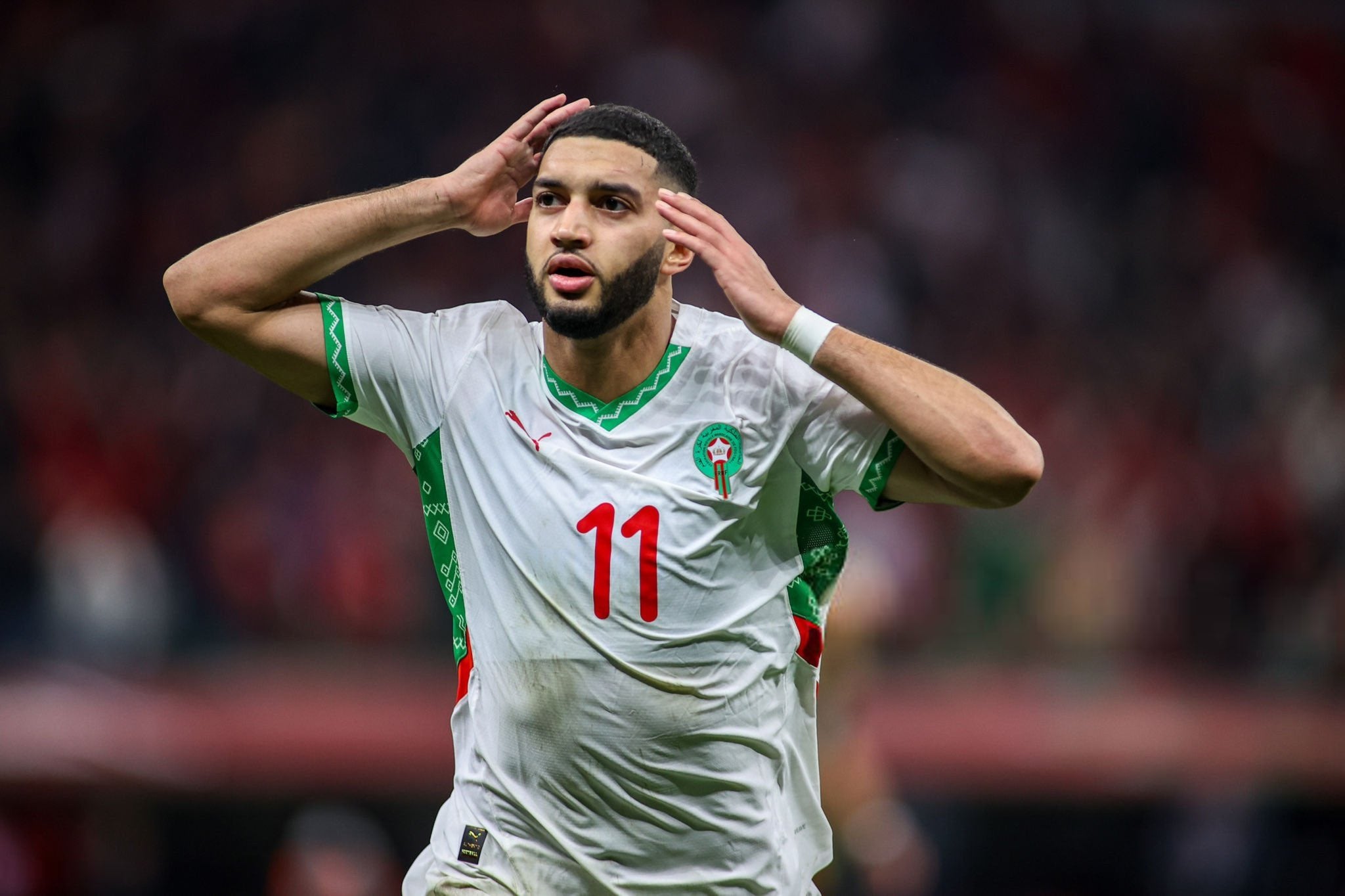 Ismael Saibari ha marcat el segon i darrer gol que ha sentenciat la victòria marroquina contra el Camerun | @HQpcrt