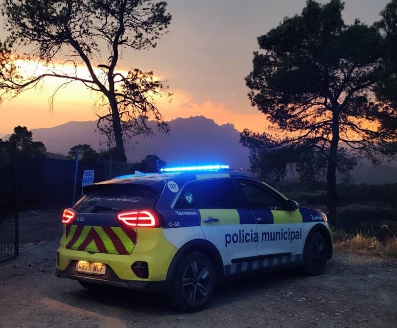 Un vehicle de la Policia Municipal de Terrassa | PMT