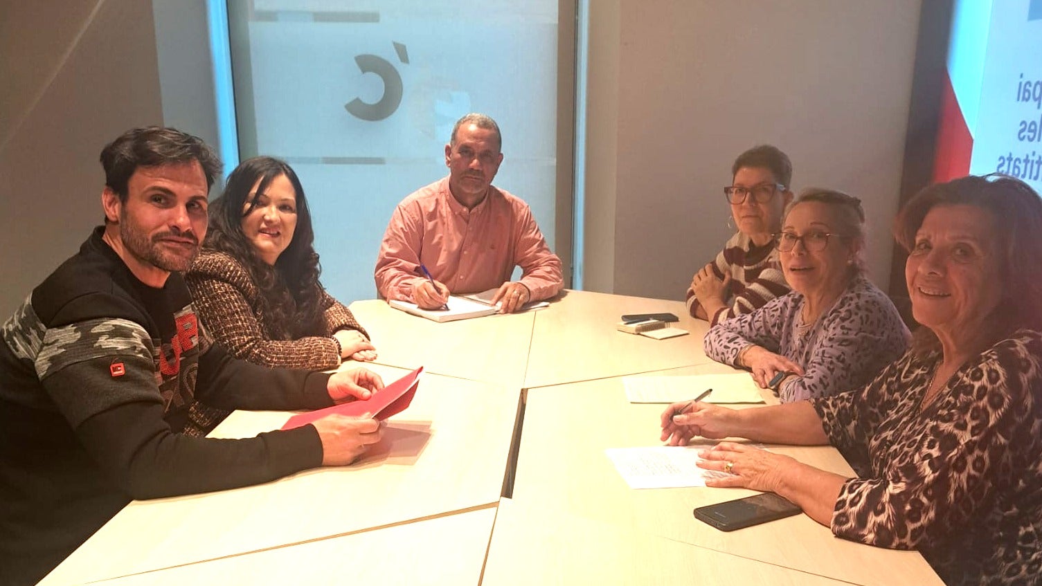 El Síndic de Terrassa, Mustapha Ben El Fassi amb usuaris del Terrassasports | Sindic de Terrassa