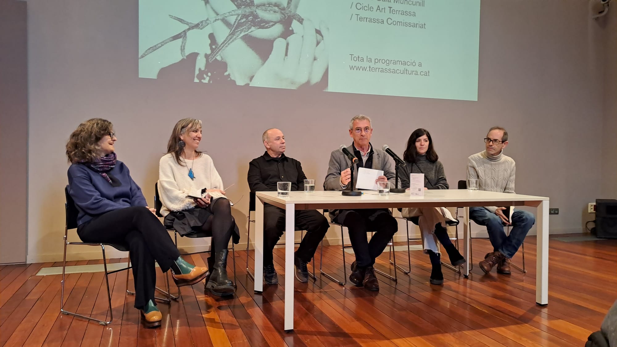 Acte de presentació de la programació de la temporada artística d'Arts Visuals 2026 de Terrassa | Oriol Manrique