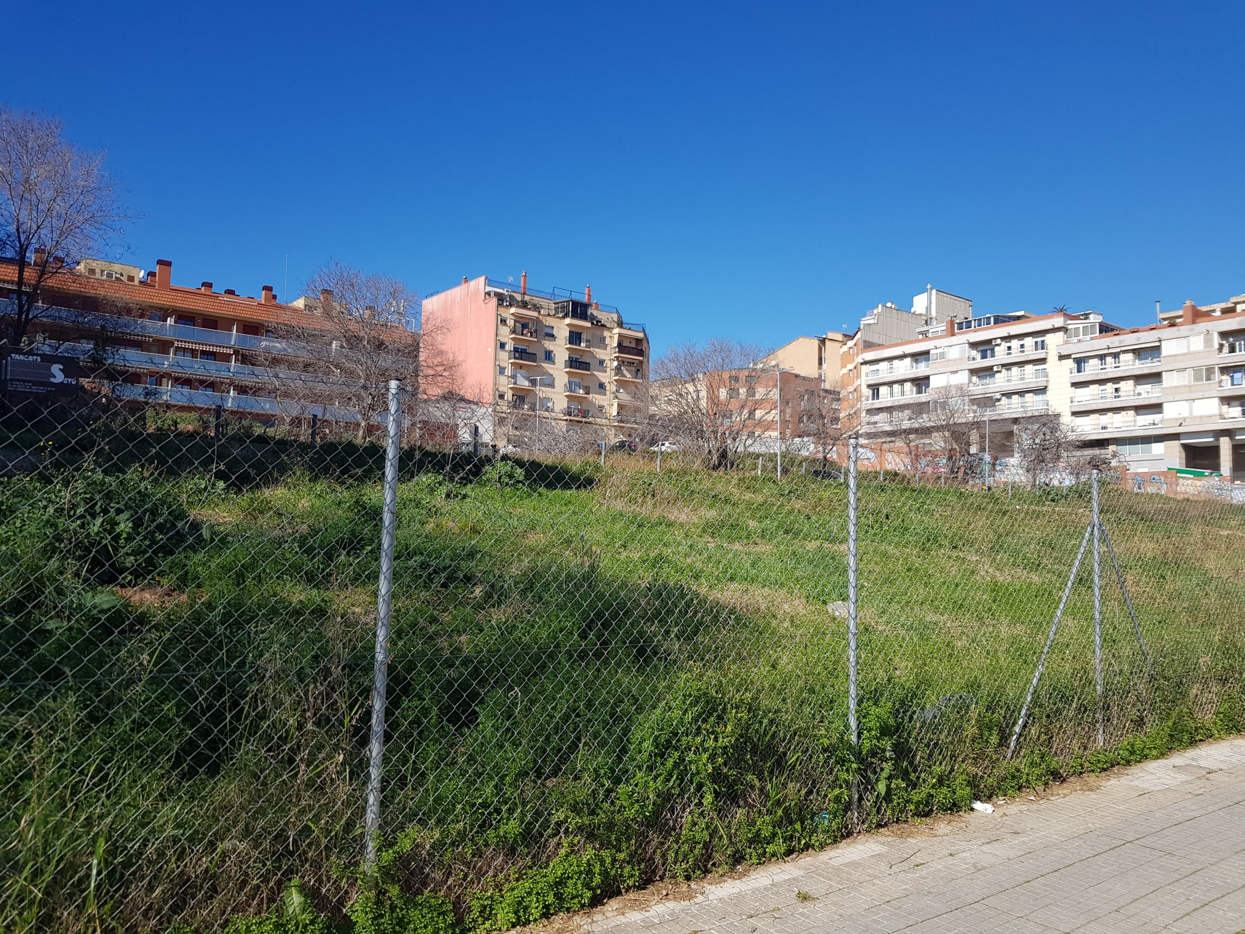 Terrenys on està previst que hi vagi el CUAP-CAP Països Catalans a Terrassa  | Lluïsa Tarrida