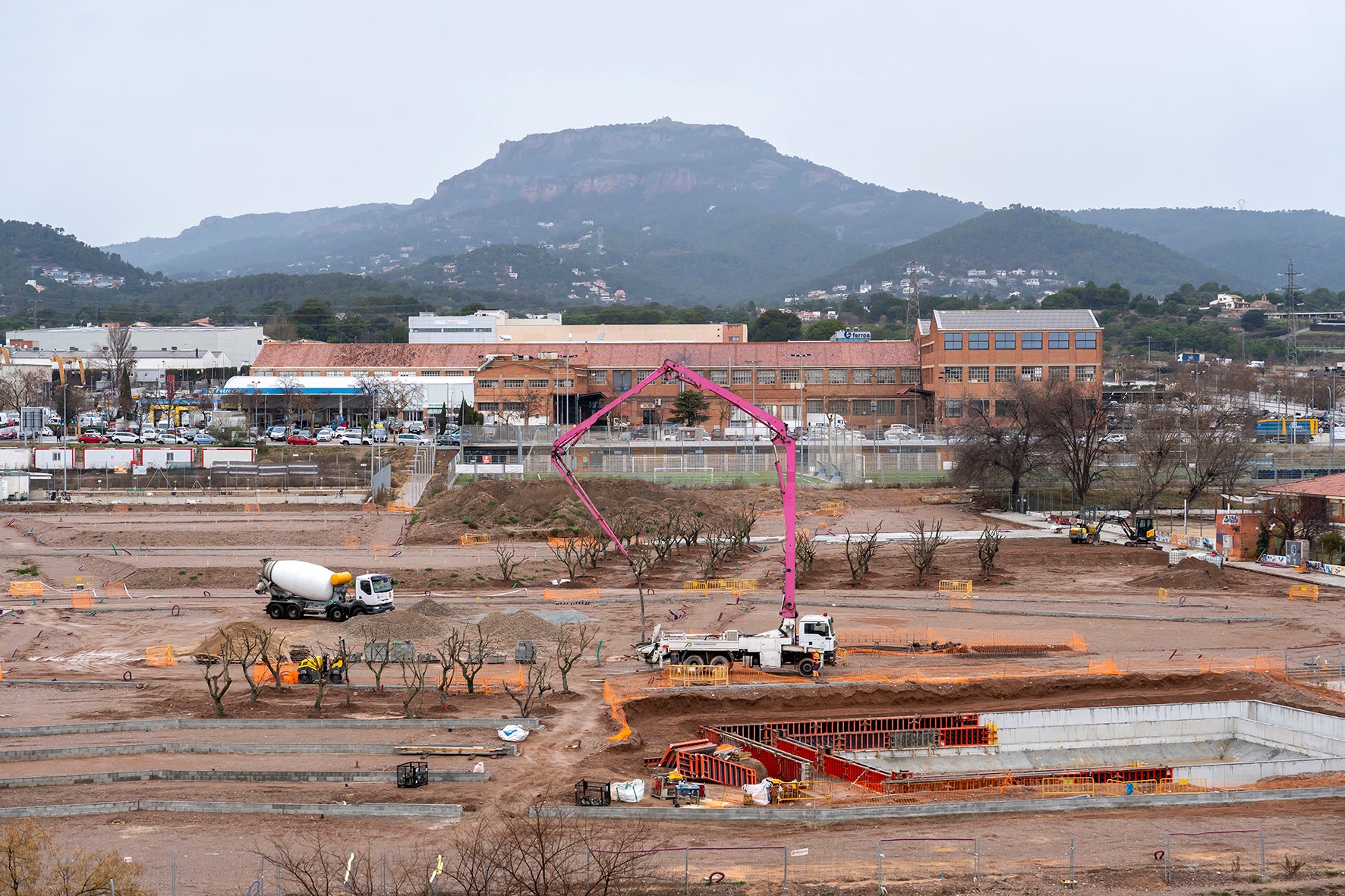 Visita d'obres al Parc de la República, que es troba en la tercera fase de construcció | Rafel Casanova BCF