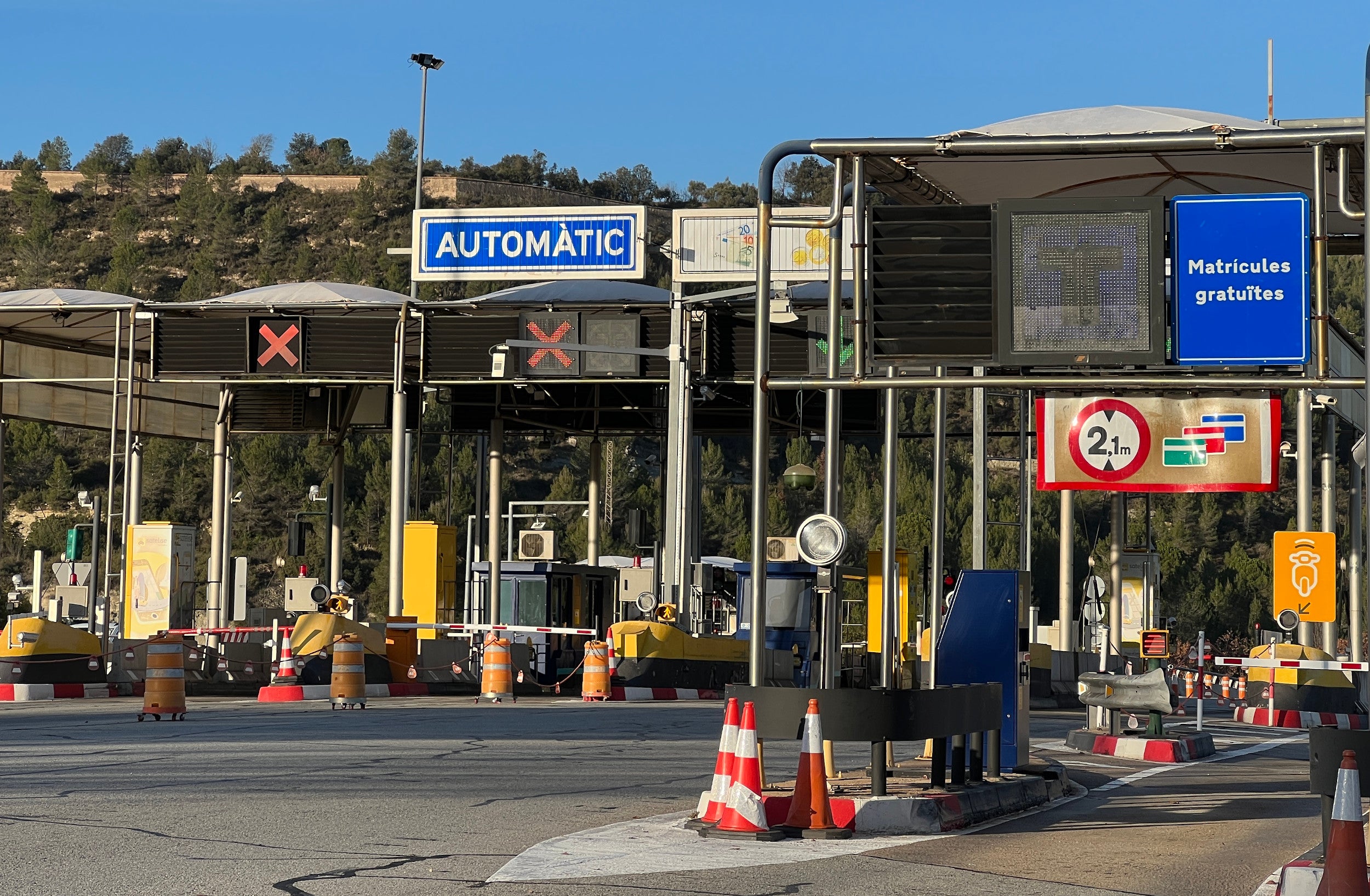 Peatge troncal de la C-16 al seu pas per Sant Vicenç de Castellet | ACN