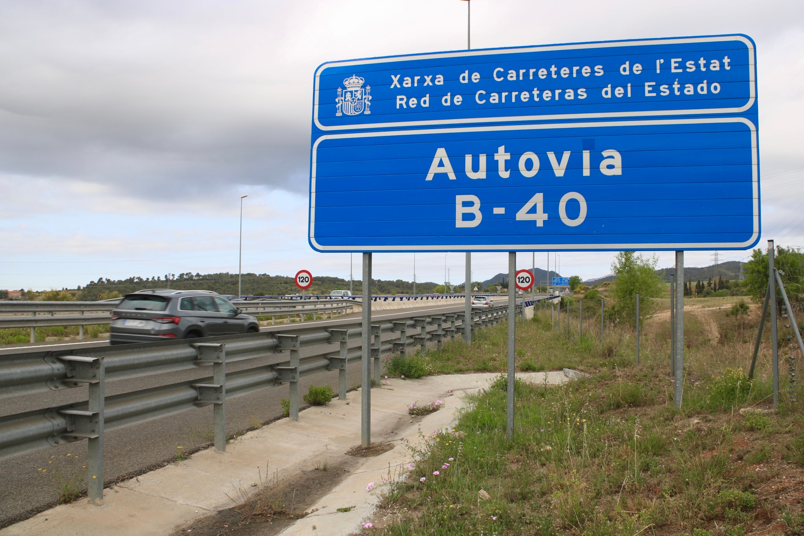 Autovia de la B-40 al seu pas per Terrassa | ACN