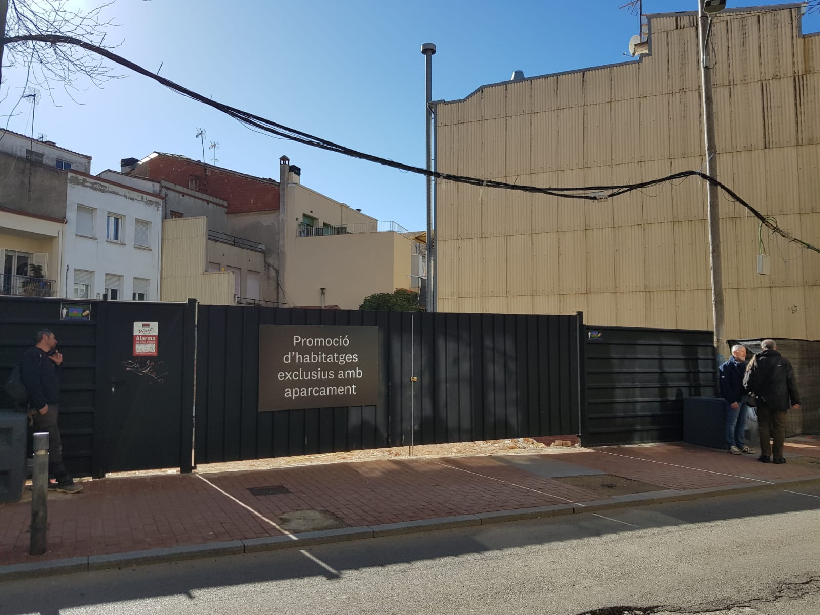 Ja han començat les obres de construcció dels habitatges del carrer de la Rasa per Cabo | Lluïsa Tarrida
