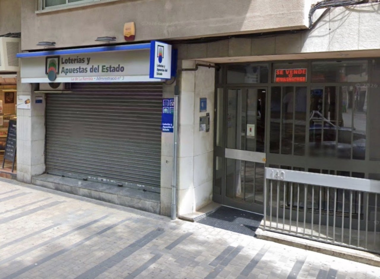 L'administració de Loteria Nacional número 3 de Terrassa, a la Rambla d'Egara | G.E.