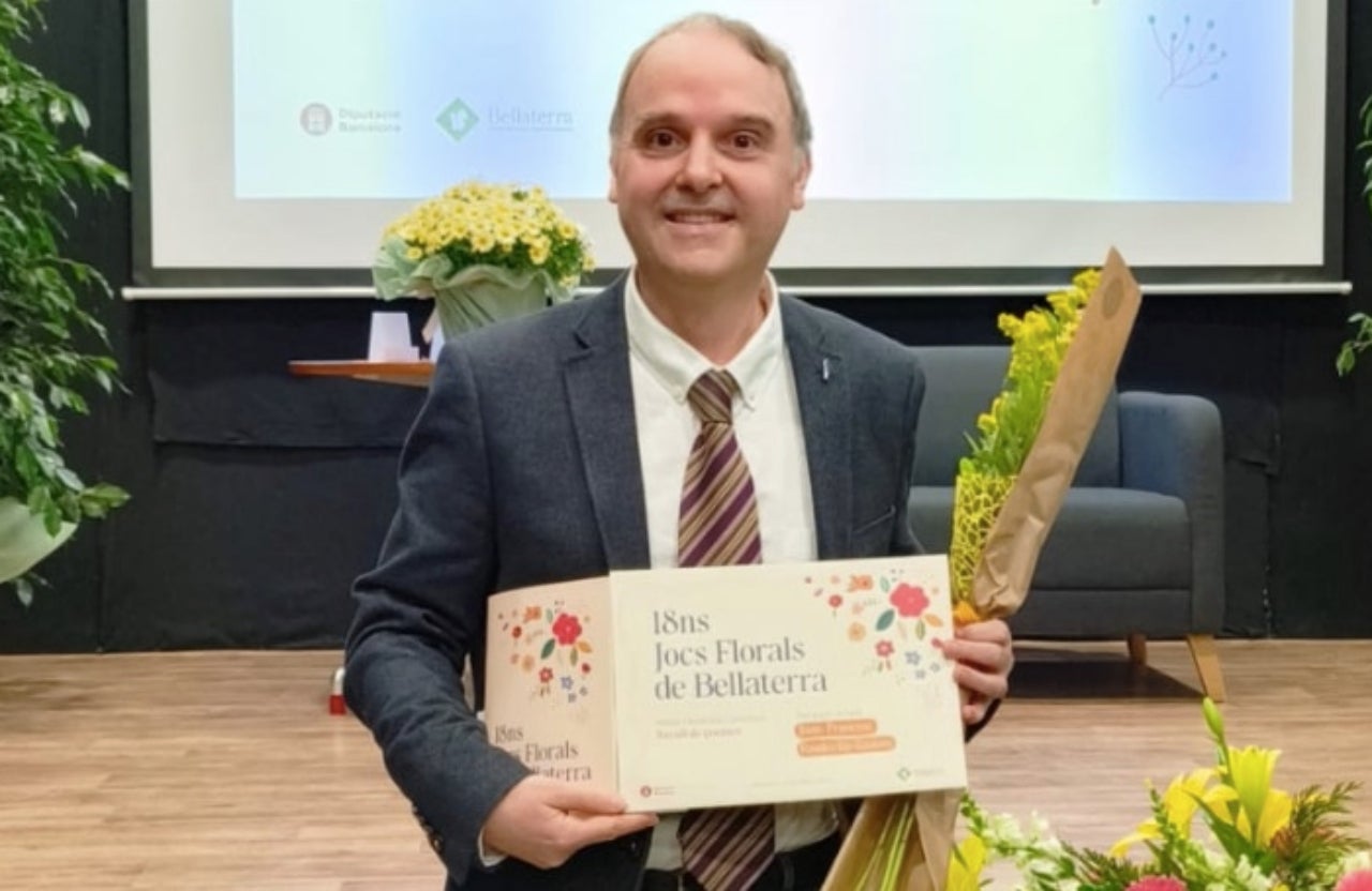 Joan Francesc Fondevila ha guanyat els Jocs Florals de Bellaterra 2026 | Cedida