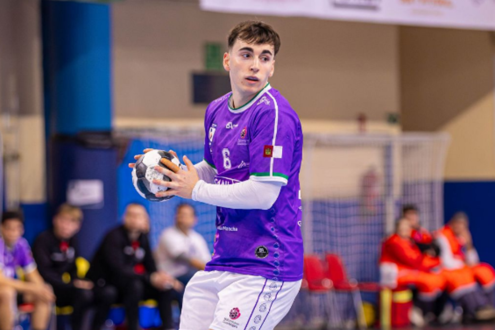 Joan Blanco en un partit amb el Guadalajara / Cedida