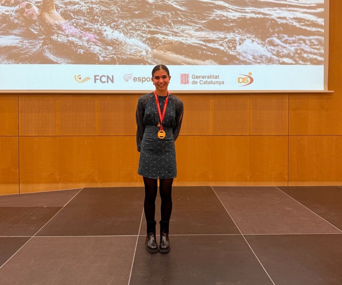 Daniela Osuna, nedadora del CN Terrassa, campiona infantil del Circuit Català de Travessies 2025 | CN Terrassa