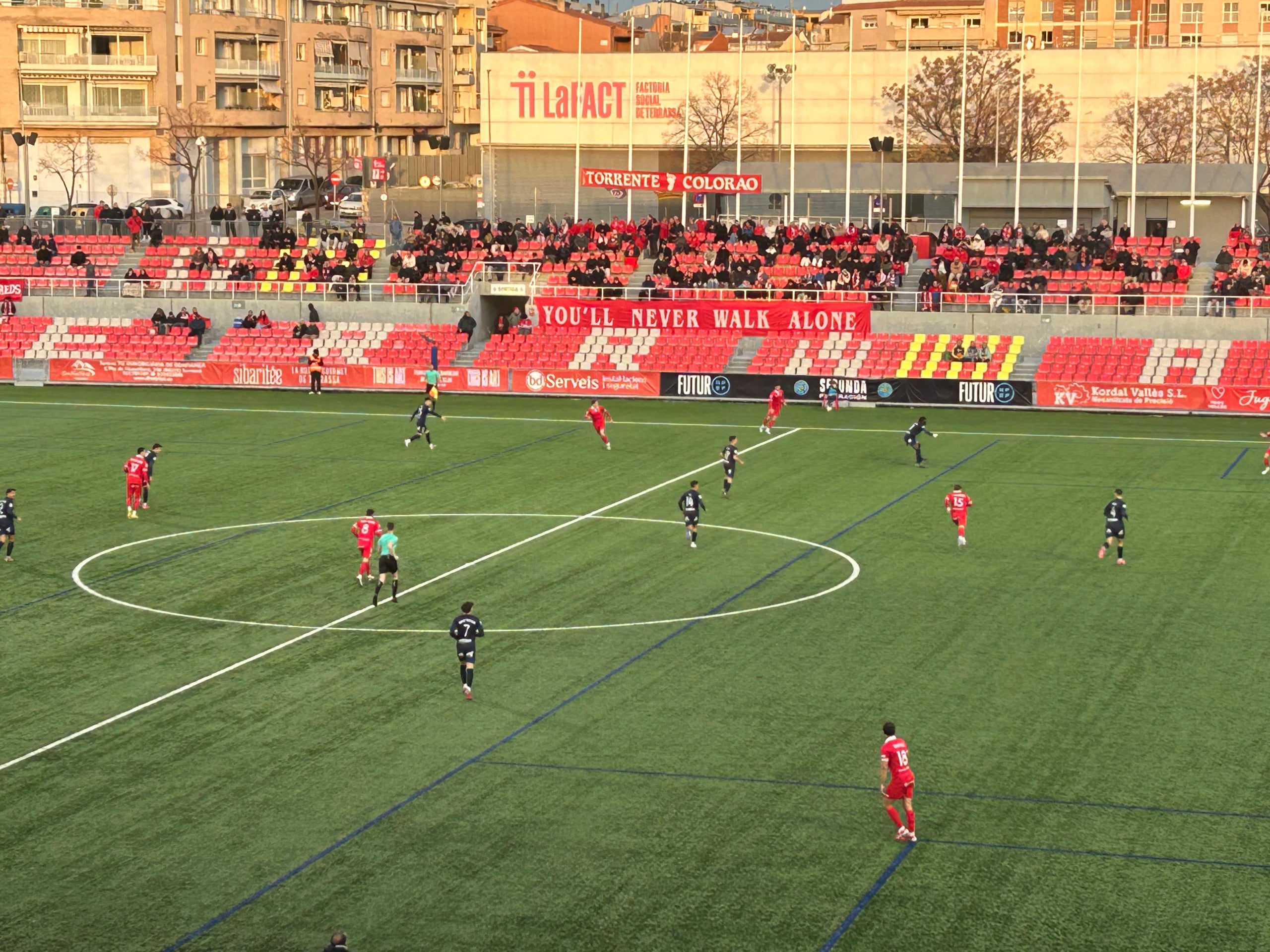 Imatges del partit entre Terrassa FC i Atlètic Lleida / Marc Pérez