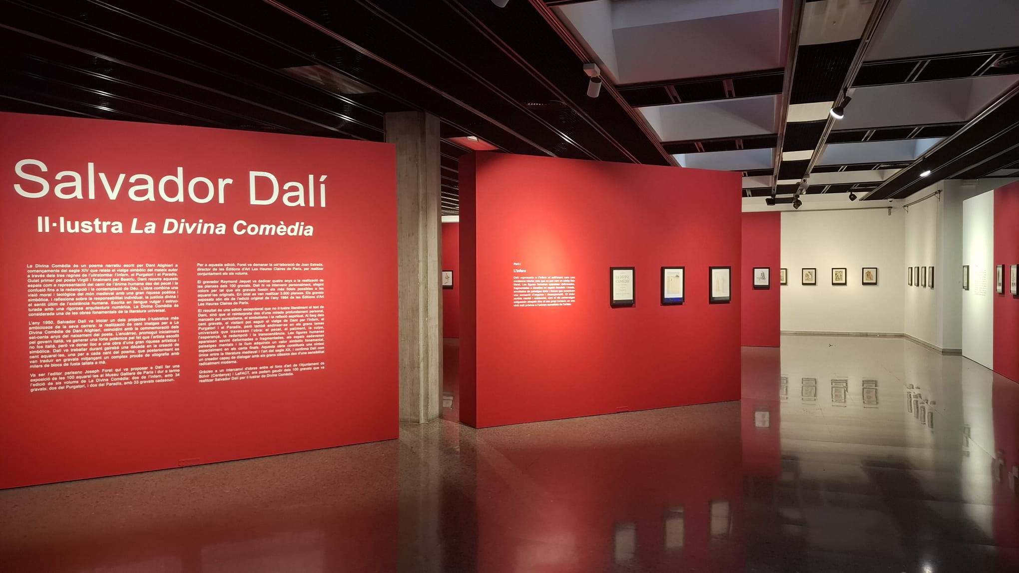 Exposició de les il·lustracions de Dalí sobre La Divina Comèdia a LaFACT | LaFACT