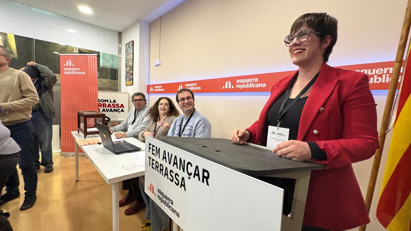 Ona Martínez a l'assemblea d'ERC per a ser reelegida alcaldable per a les municipals del 2027 | ERC