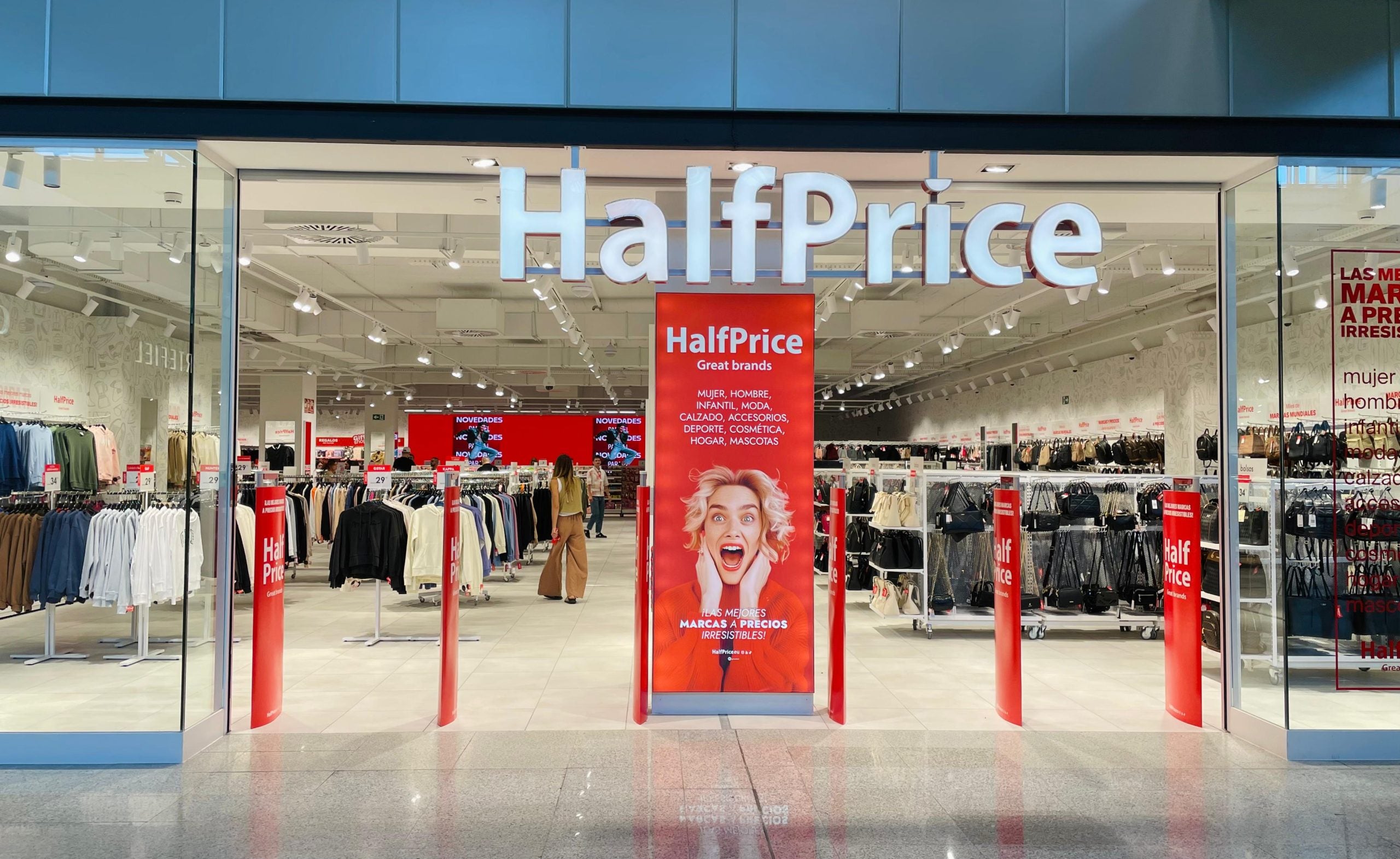 Halfprice, operador de moda multimarca a preu reduït, s'està expandint a l'Estat | Mediterraneo Shopping