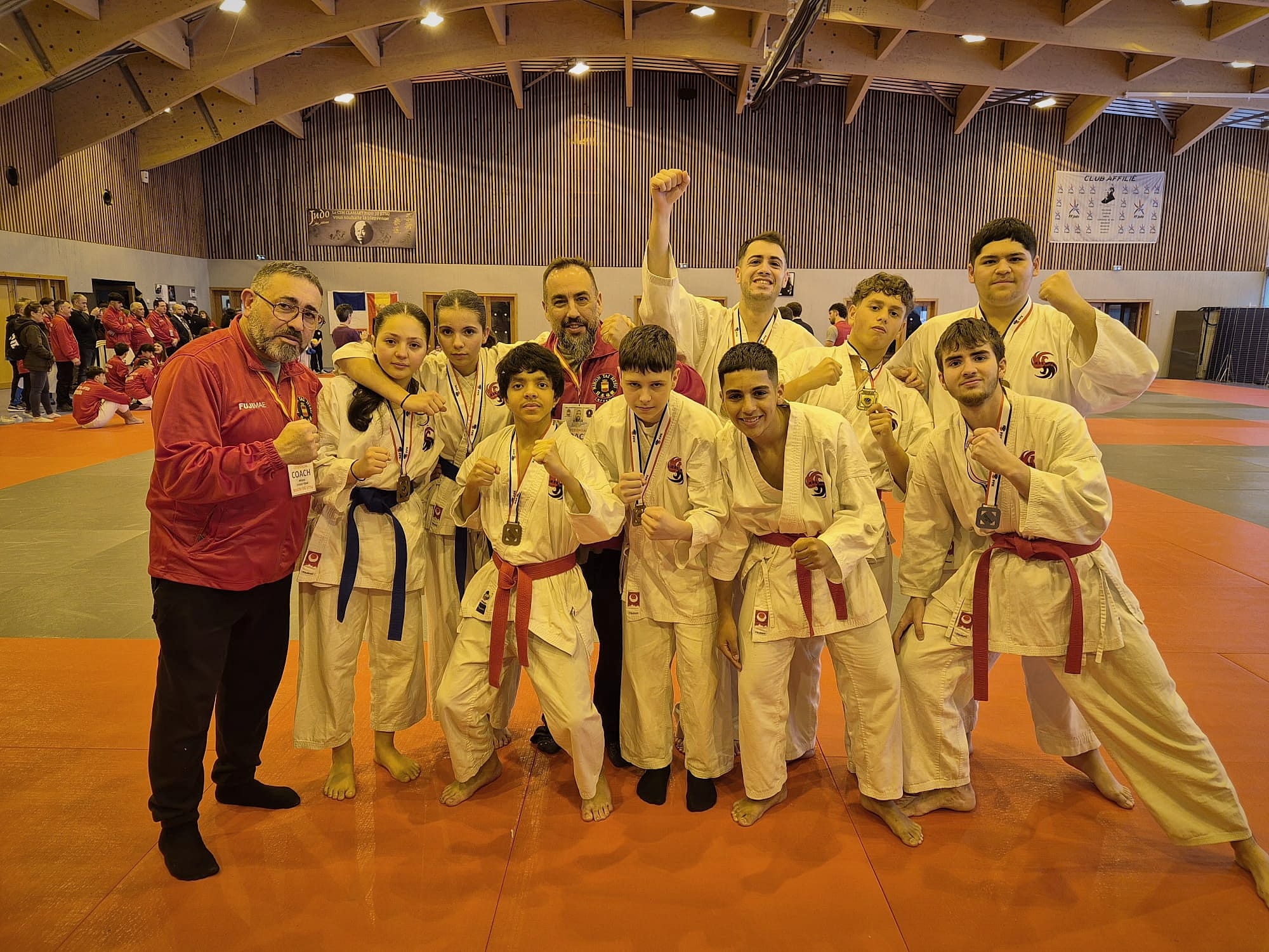 Els esportistes de Goshindo Ikigai a la bilateral Espanya - França | Goshindo Ikigai