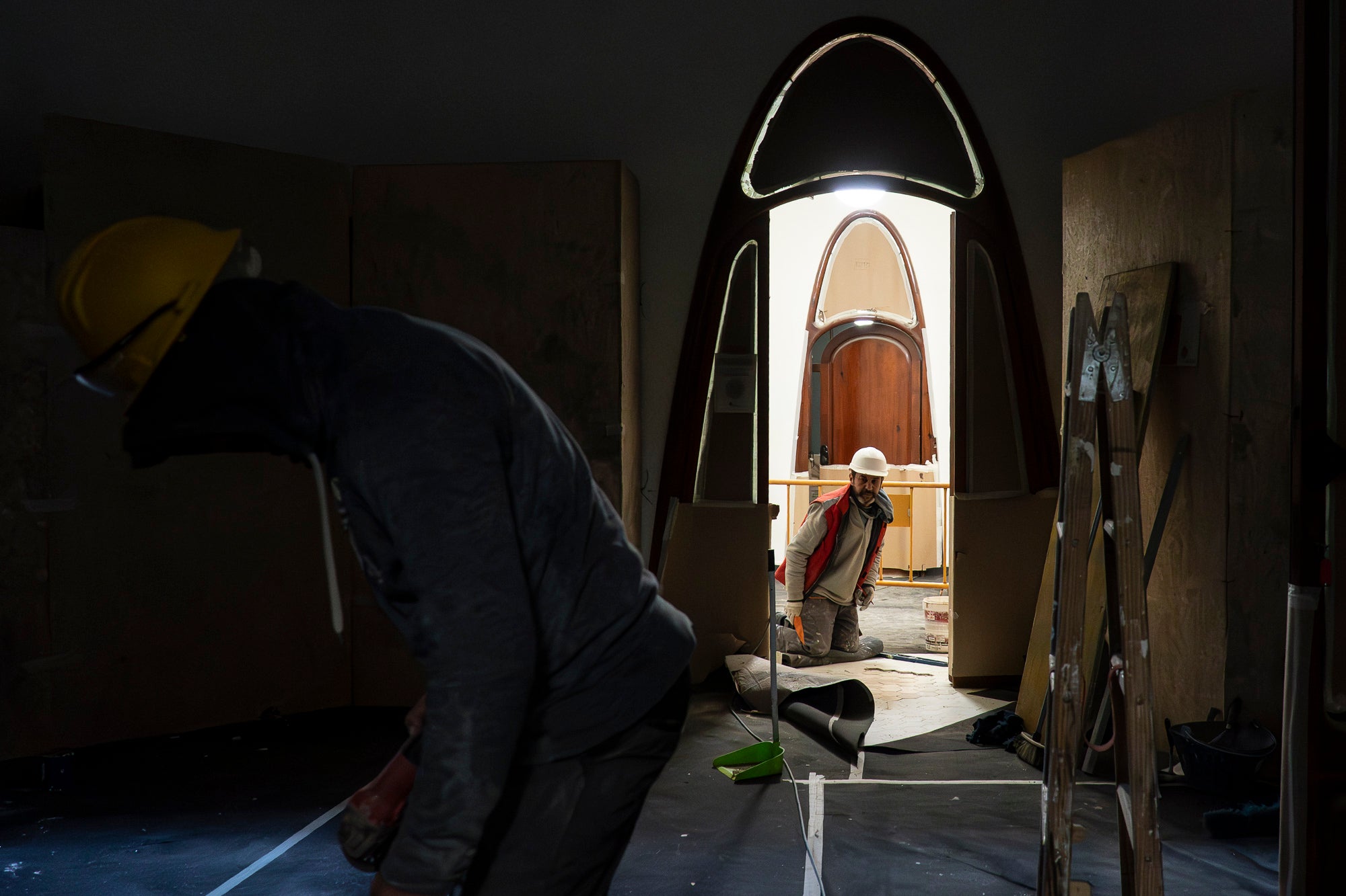 Obres de rehabilitació de la Masia Freixa, 06.03.2026 | Mireia Comas