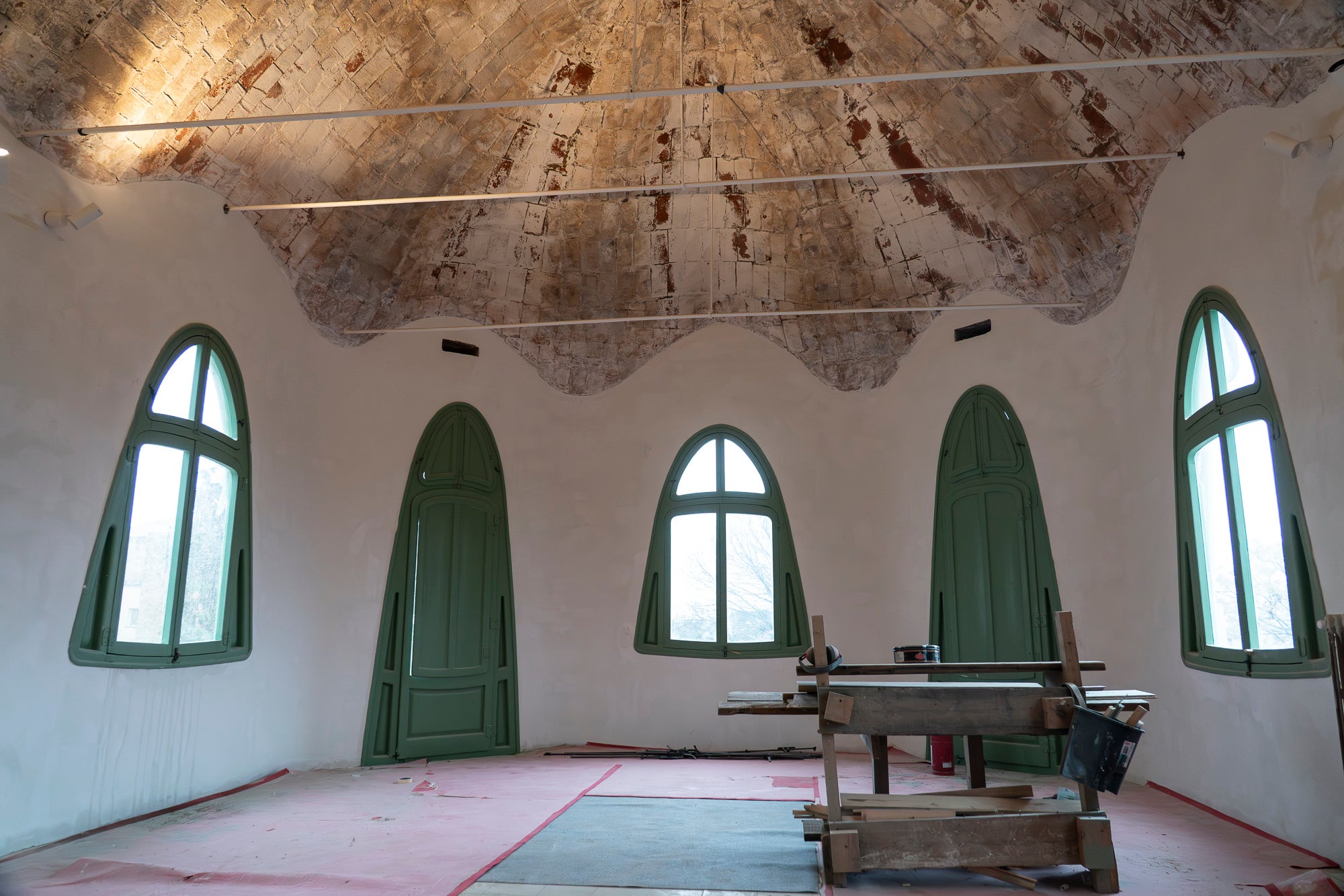 Obres de rehabilitació de la Masia Freixa, 06.03.2026 | Mireia Comas