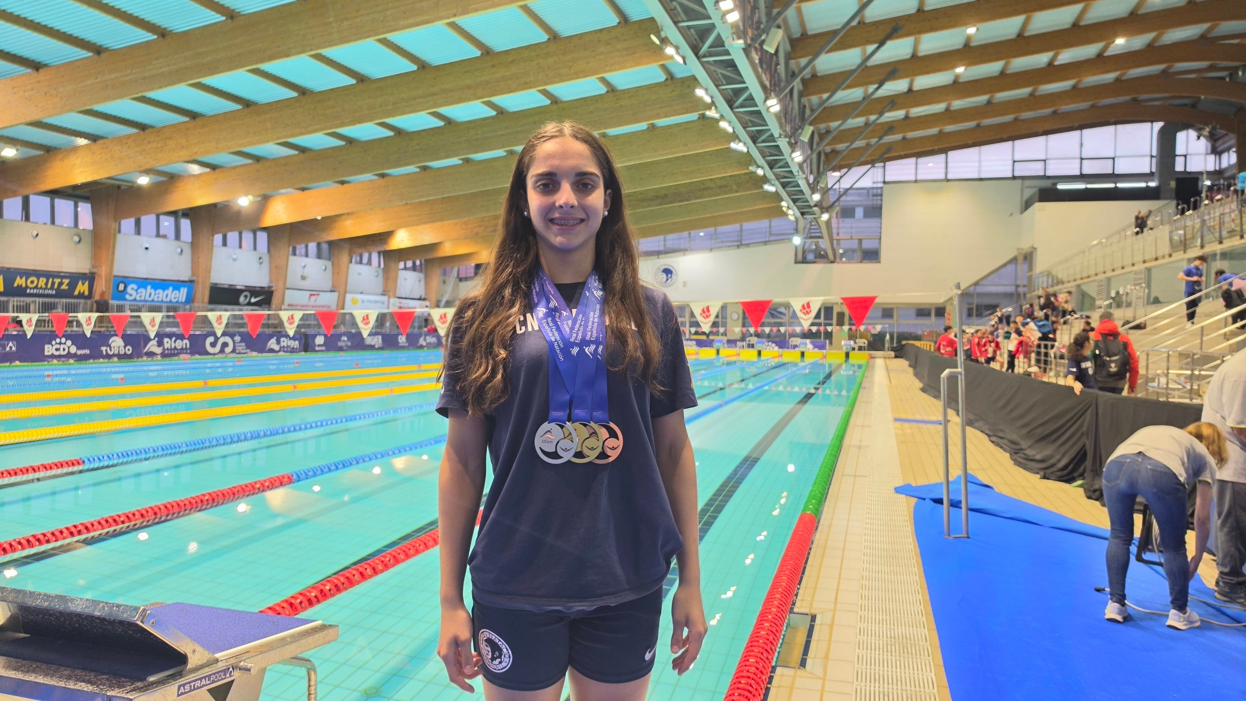 Aurora Cuesta en el Campionat d'Espanya infantil | Cedida