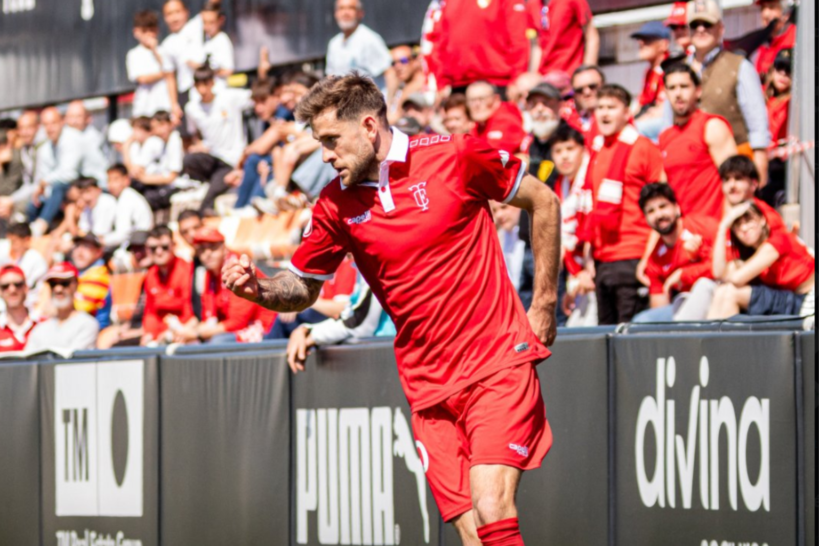 Imatges del partit entre València Mestalla i Terrassa / X Terrassa FC