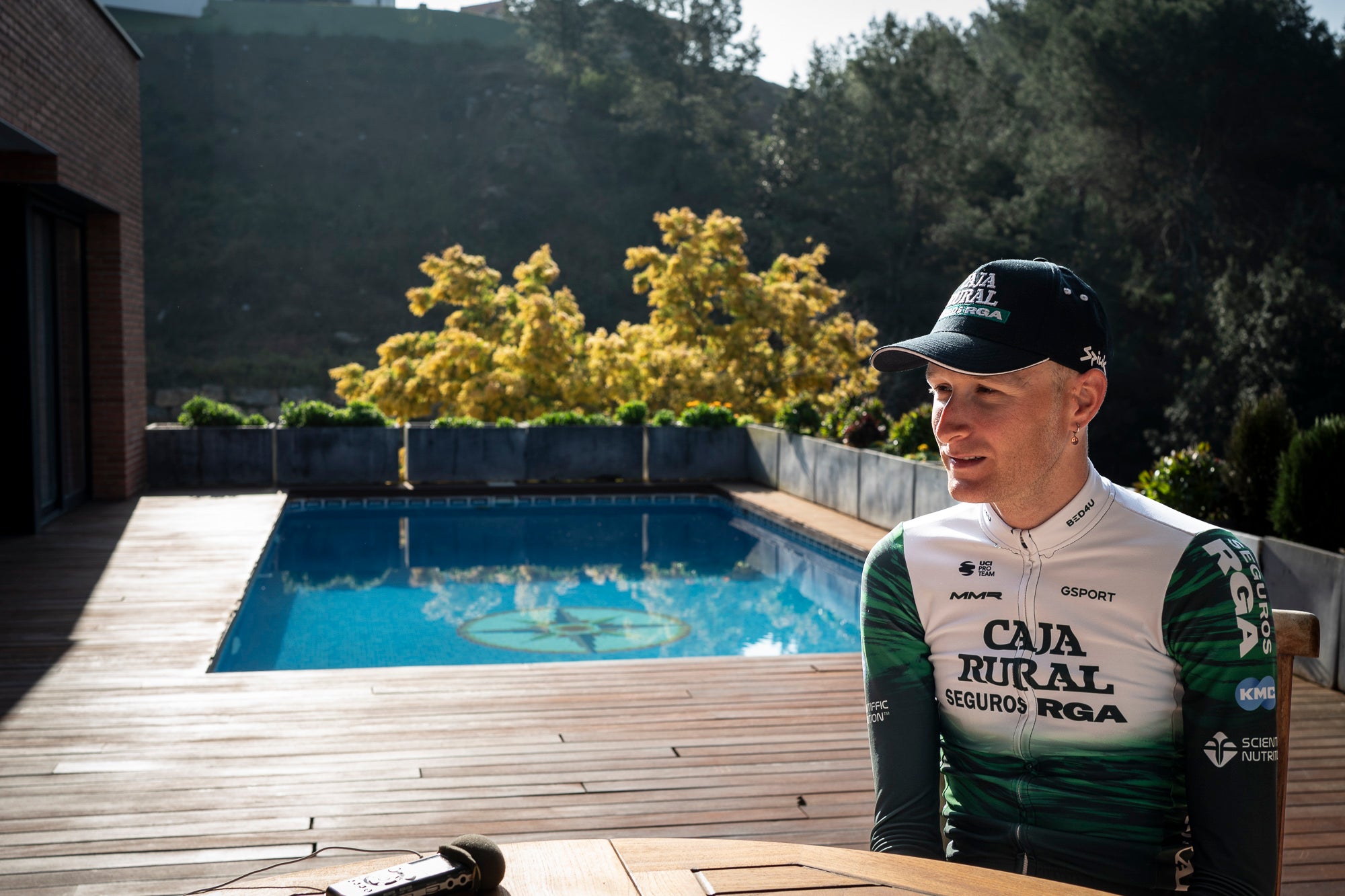 Abel Balderstone, ciclista membre de l'equip Caja Rural-Seguros RGA. Ullastrell, 13.03.2026 | Mireia Comas