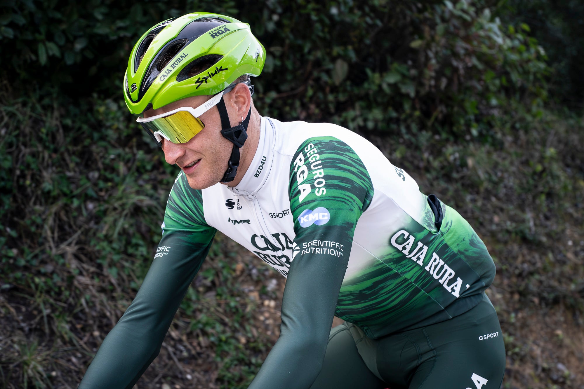 Abel Balderstone, ciclista membre de l'equip Caja Rural-Seguros RGA. Ullastrell, 13.03.2026 | Mireia Comas