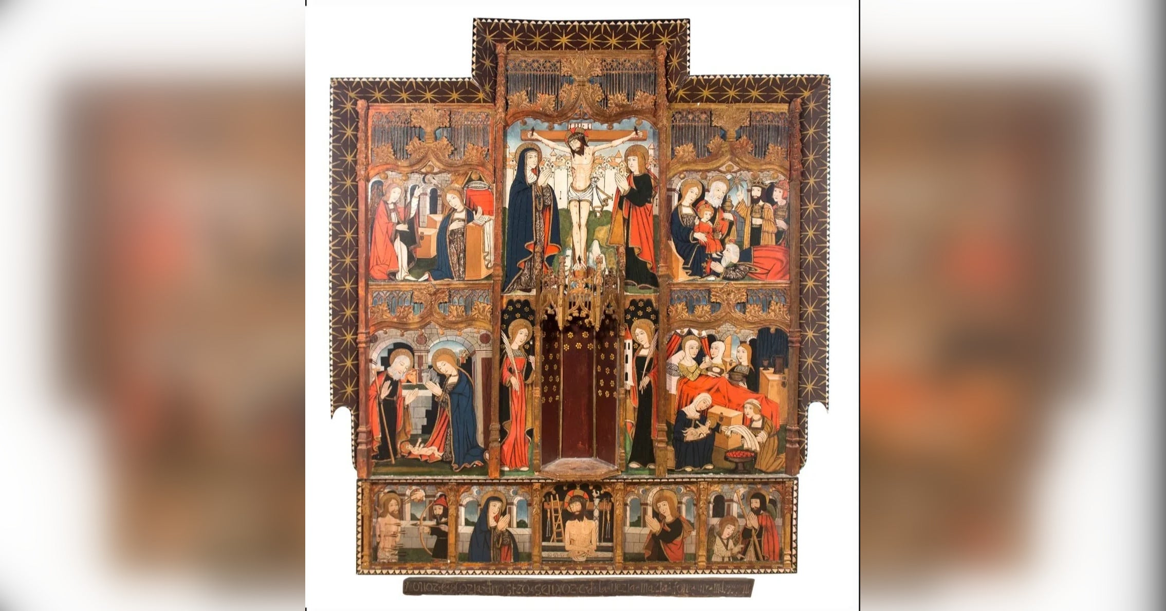 Retaule gòtic de Sant Miquel de Toudell | Cedida