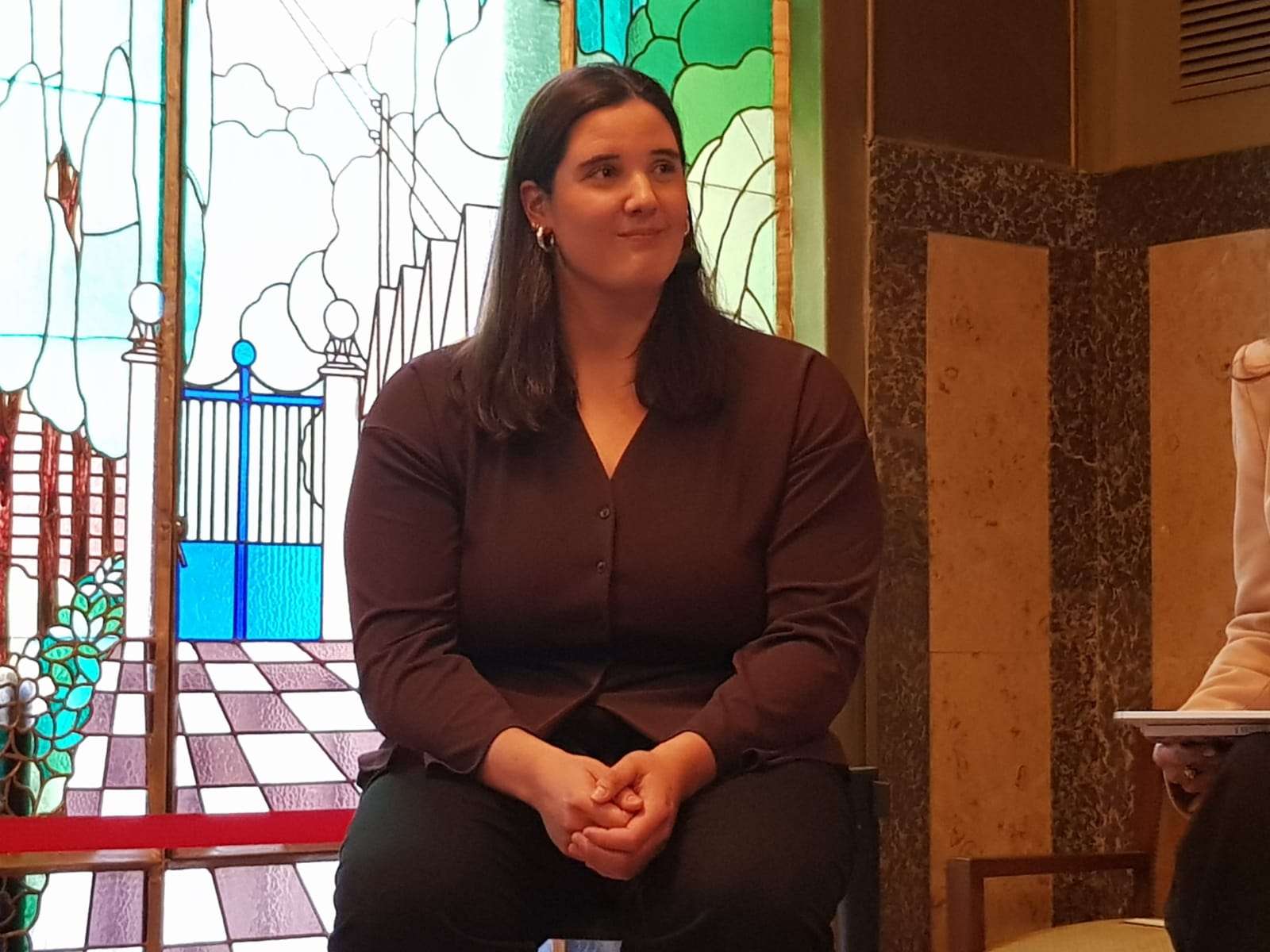 Acte de presentació del llibre de Paula Leitón 'XXL' a la Casa de l'Esport de Terrassa | Lluïsa Tarrida