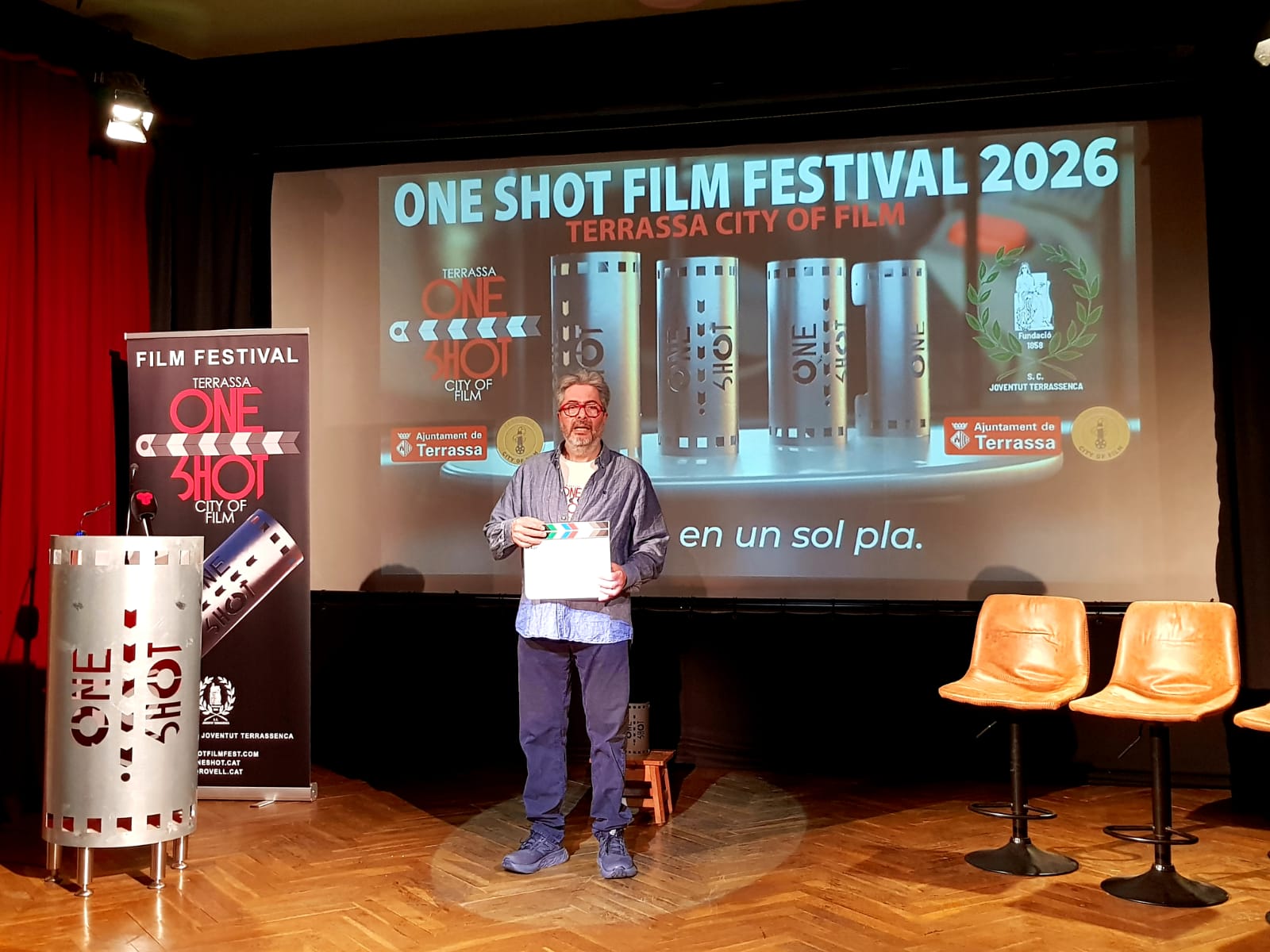 Acte de presentació de la 7a edició del Festival One Shot Terrassa City Of Film | Lluïsa Tarrida