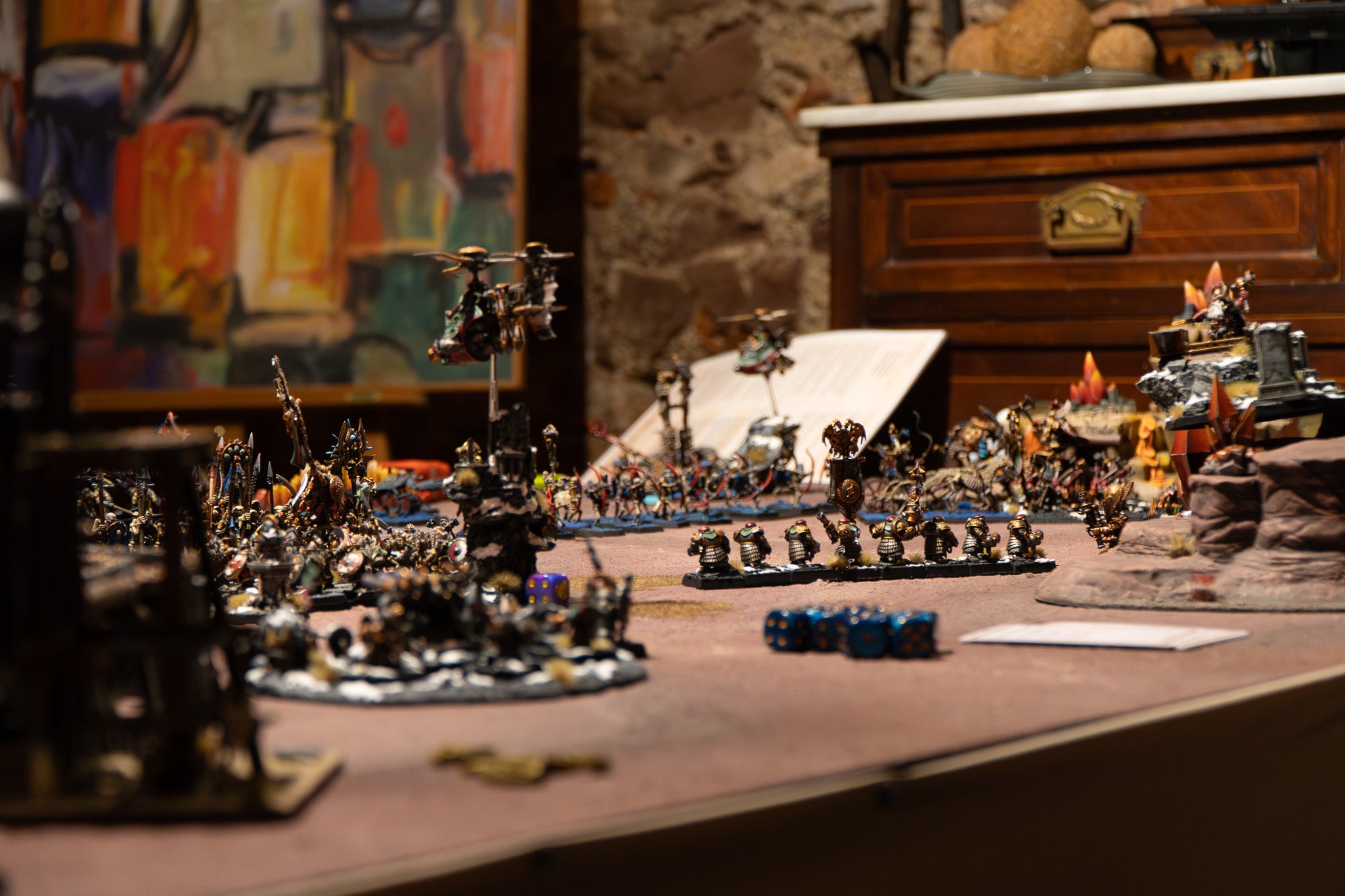 Aquest passat dissabte, 7 de març, el local de festes terrassenc El Soterrani va acollir la celebració del segon Torneig de Warhammer Fantasy, organitzat per Josep Maria Esteve i Segura. De les 11 a 19 hores, desenes de jugadors i curiosos es van citar per gaudir de la competició d'aquest conegut joc de rol. A més, l'esdeveniment també va comptar amb una petita exposició de miniatures | Jan Romero