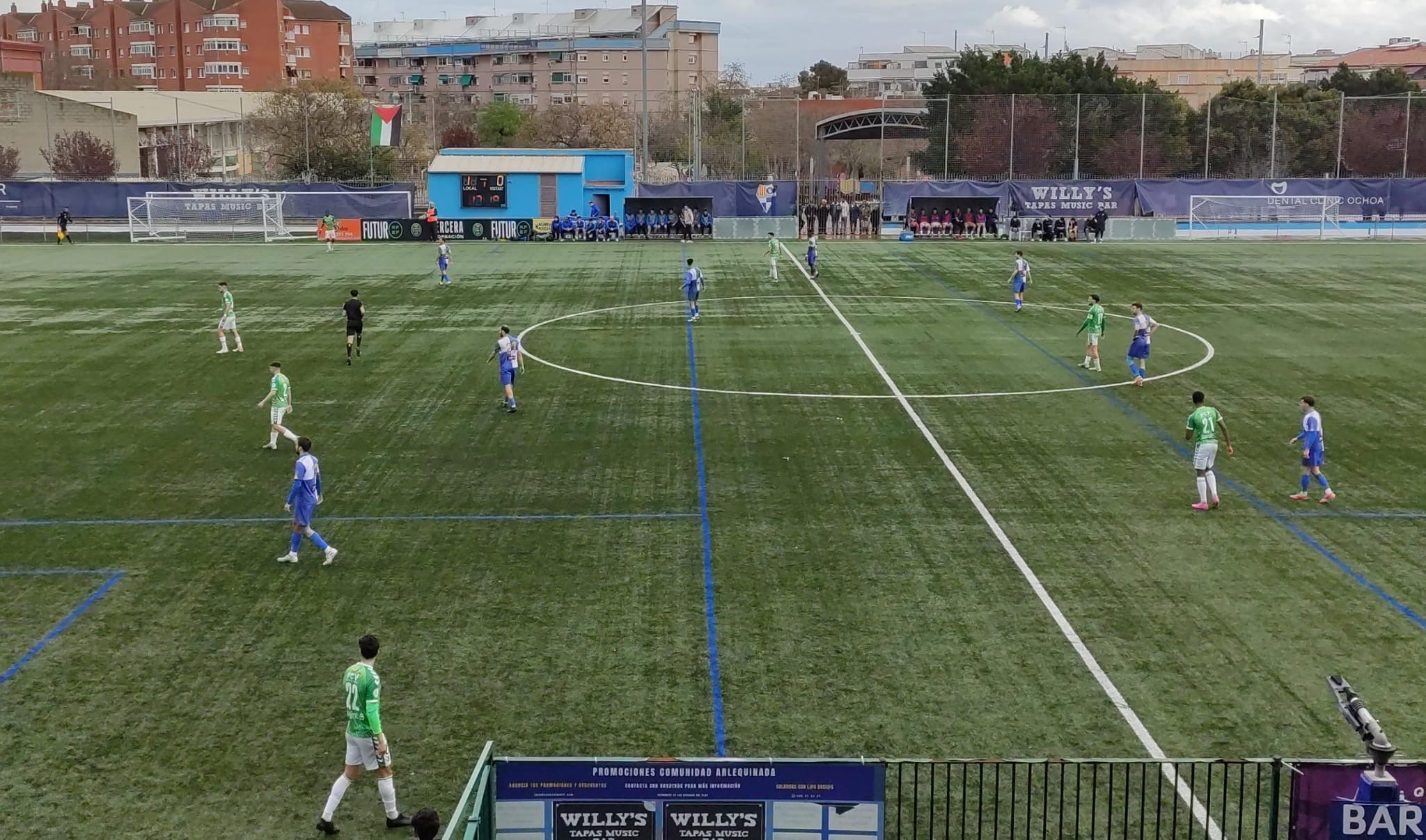 Imatges del partit entre Can Vidalet i San Cristóbal / Cedida