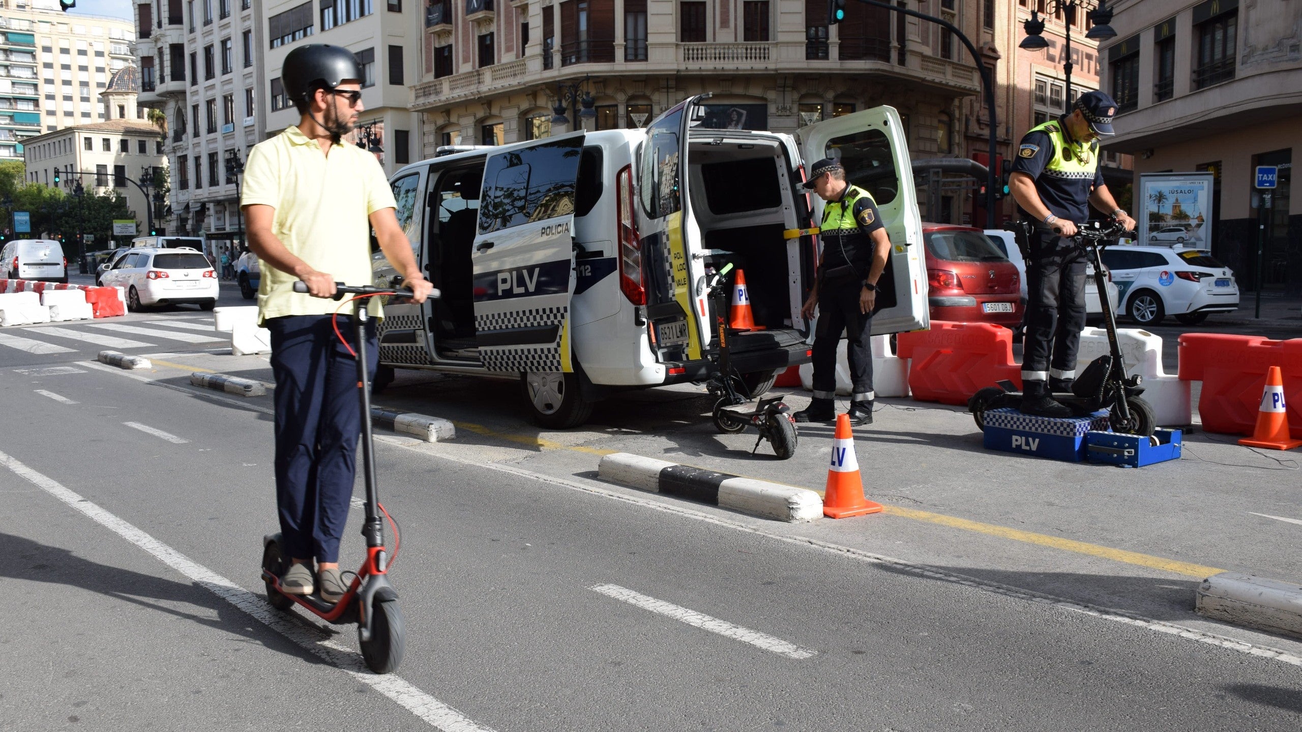 Presentació del dinamòmetre utilitzat per la Policia Local de València | Aj. València