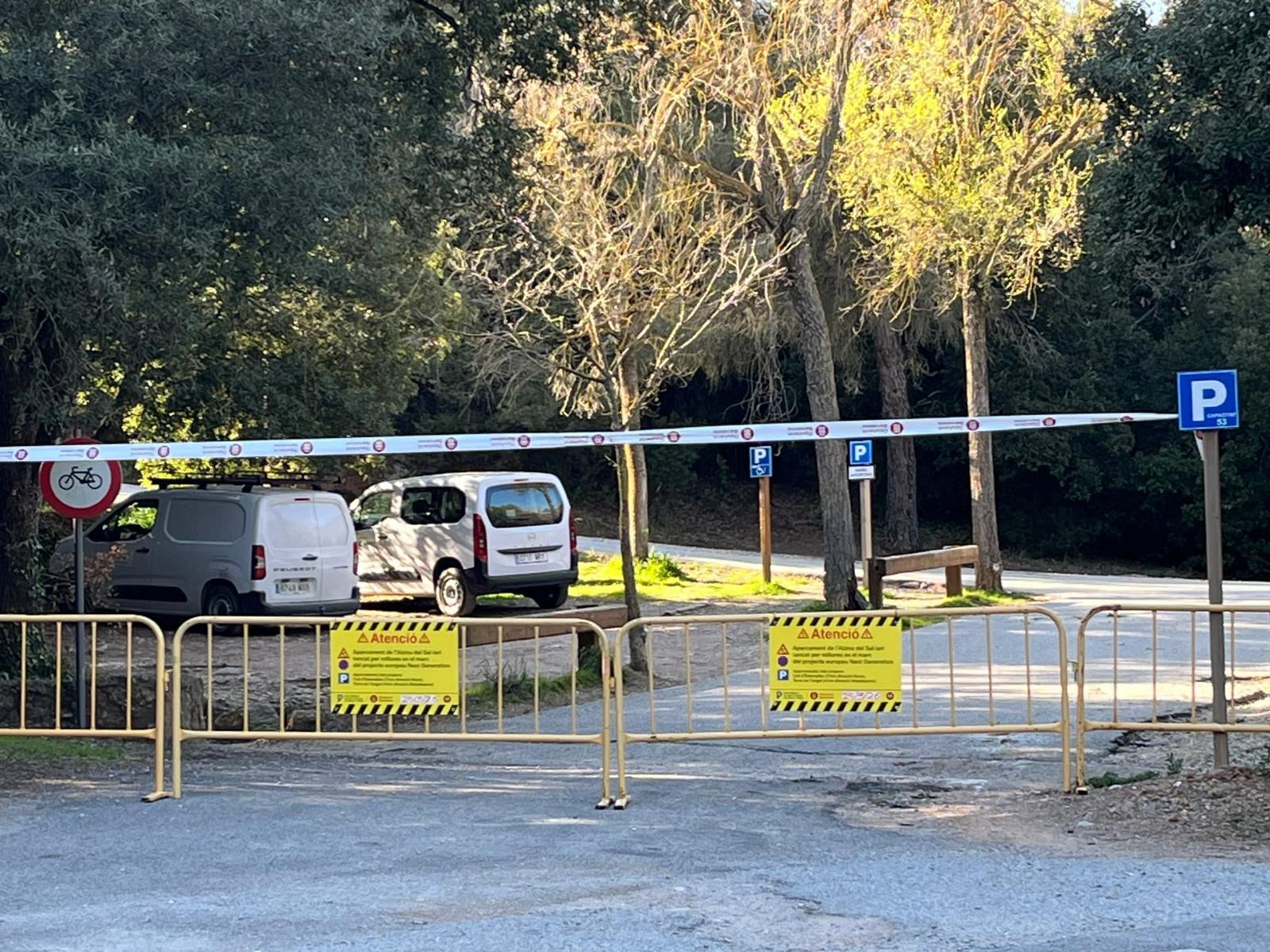 Obres a l'aparcament de l'Alzina del Sal·lari | FL - publicada per Aj. Matadepera