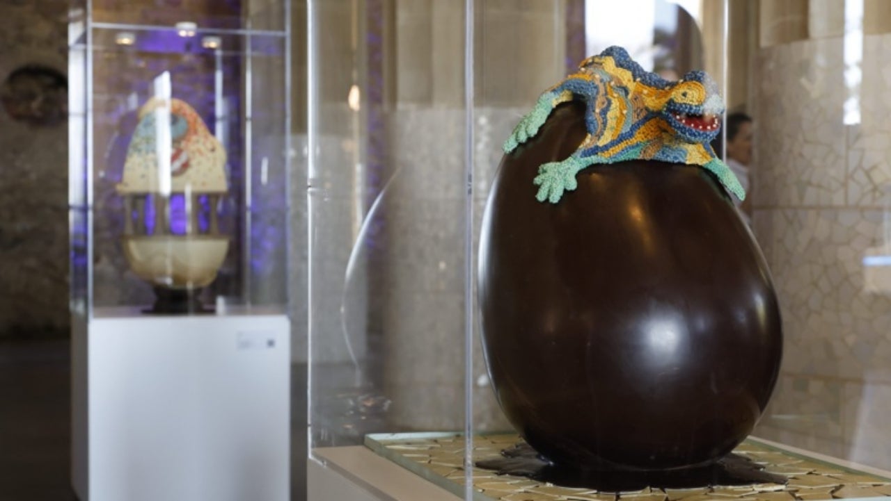 L'ou de Carles Carreras en l'exposició d'ous de Pasqua inspirats en Gaudí | Aj. Barcelona