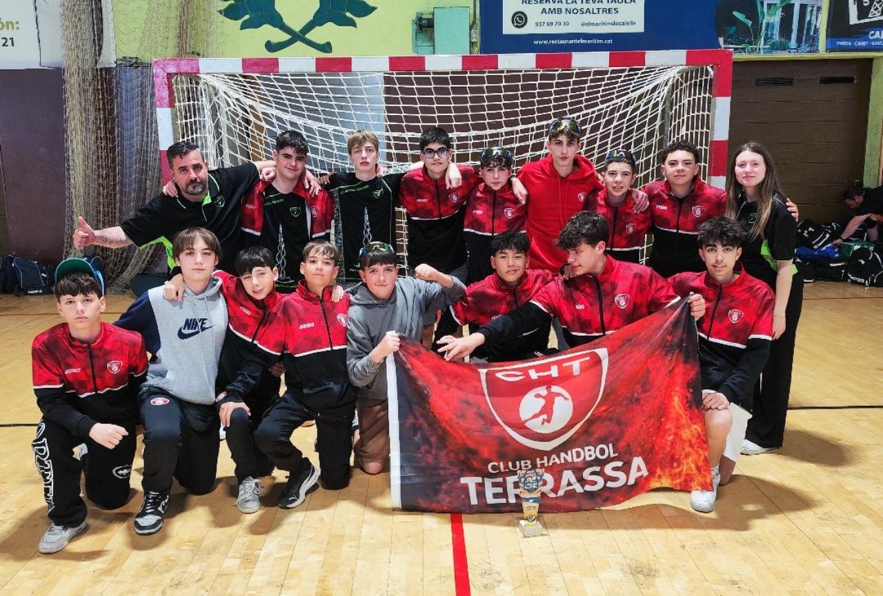 L'infantil del Club Handbol Terrassa s'ha proclamat campió de Costa del Maresme Cup 2026 | Cedida