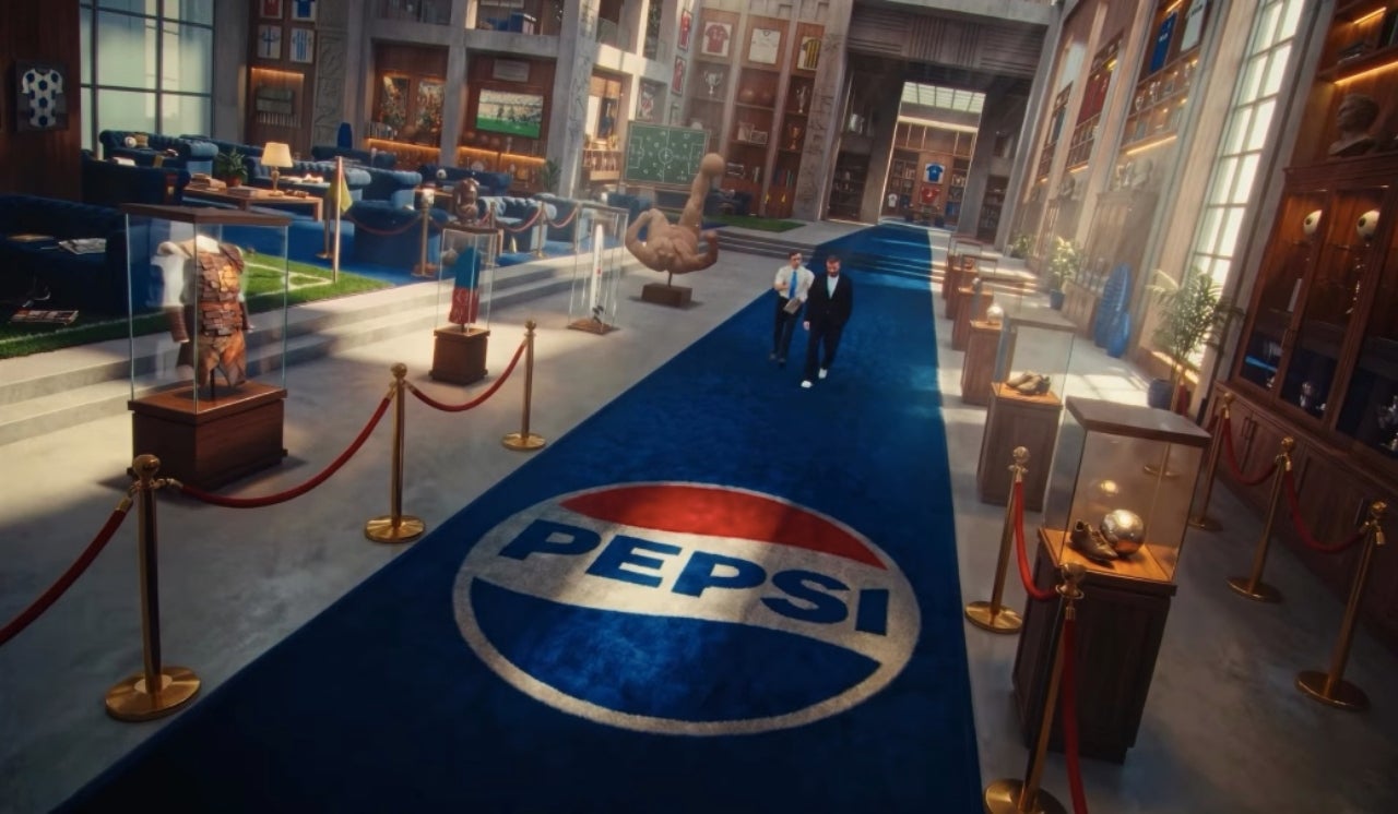 Imatge de l'espot de Pepsi amb col·laboració amb Soul Art Department