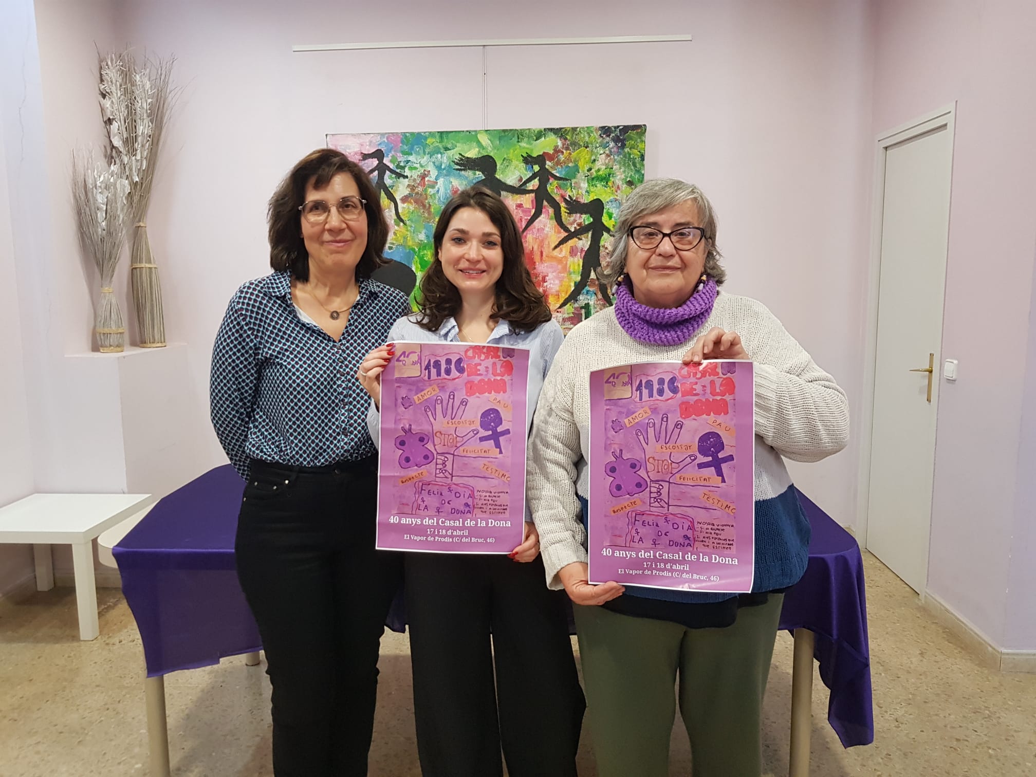 Acte de presentació de les jornades 40 anys del Casal de la Dona a Terrassa | Lluïsa Tarrida