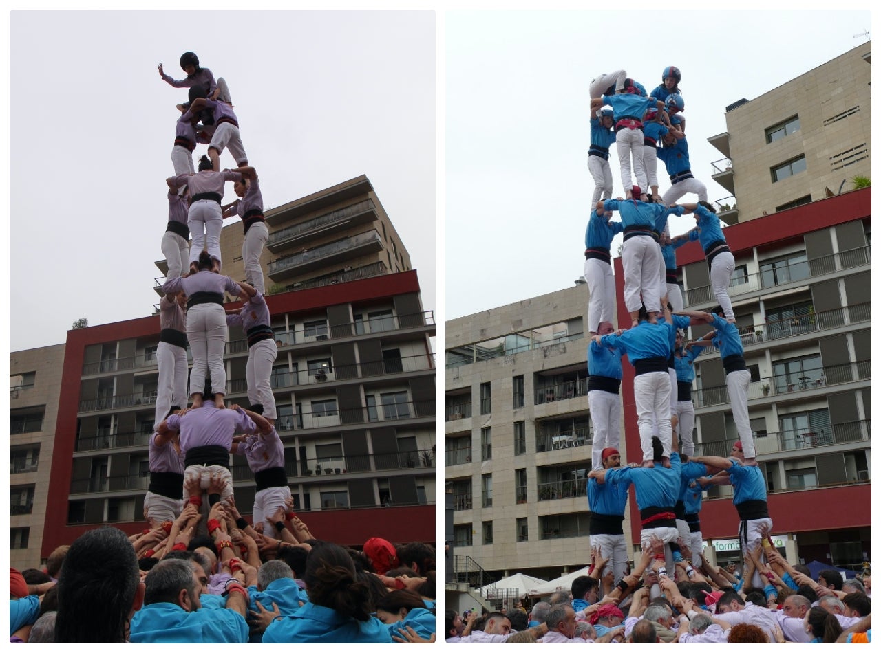 3d7axs de Minyons i 5d7 de Castellers a la Culturassa
