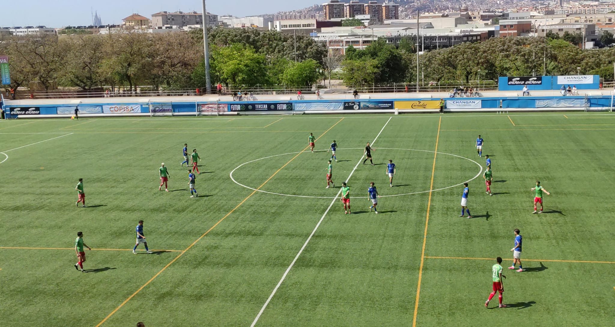 Imatges del partit entre Grama i San Cristóbal / Cedida