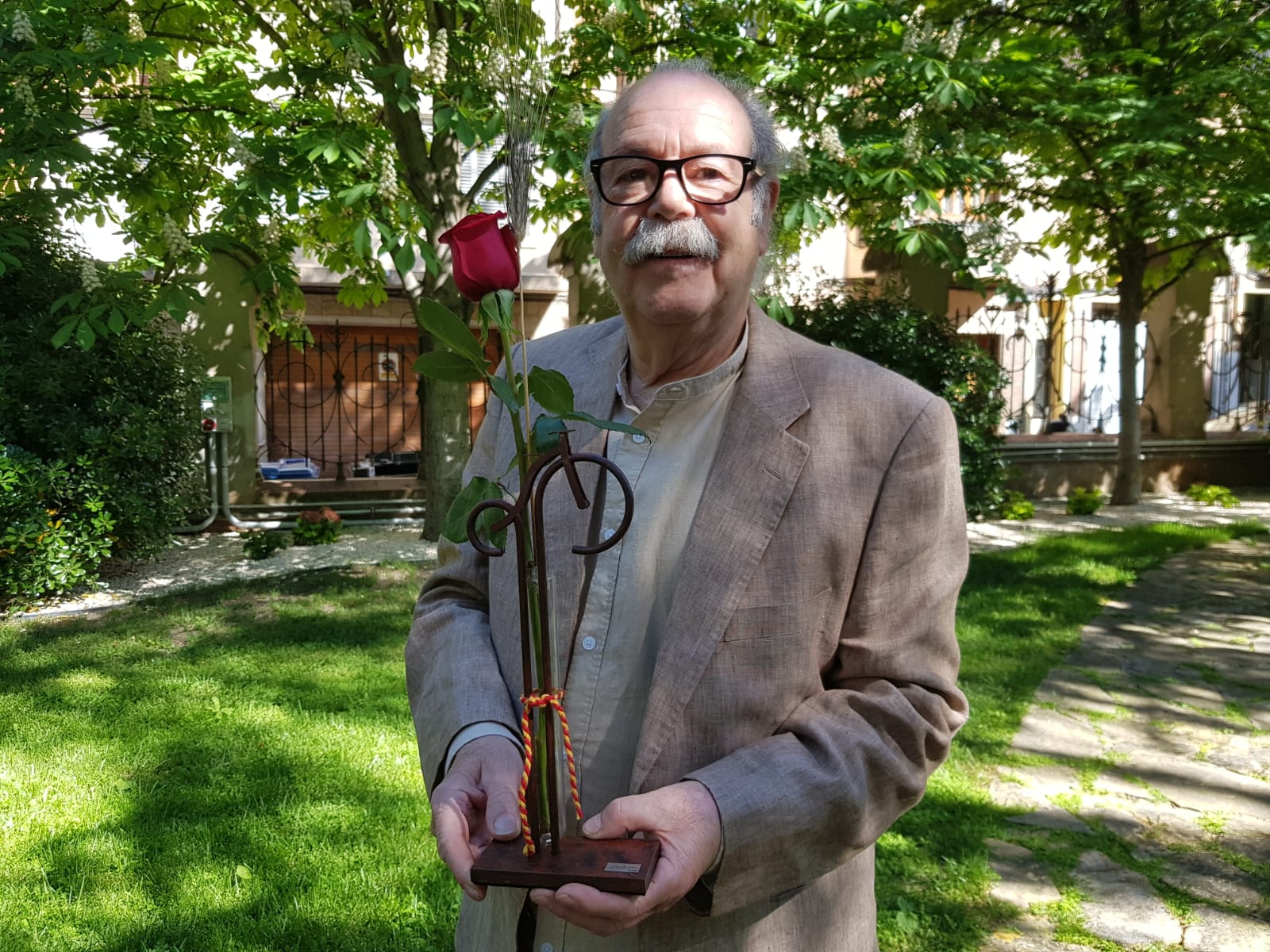 Joan Martínez ha estat l'autor del Gerro de Sant Jordi d'aquest 2026 | Lluïsa Tarrida