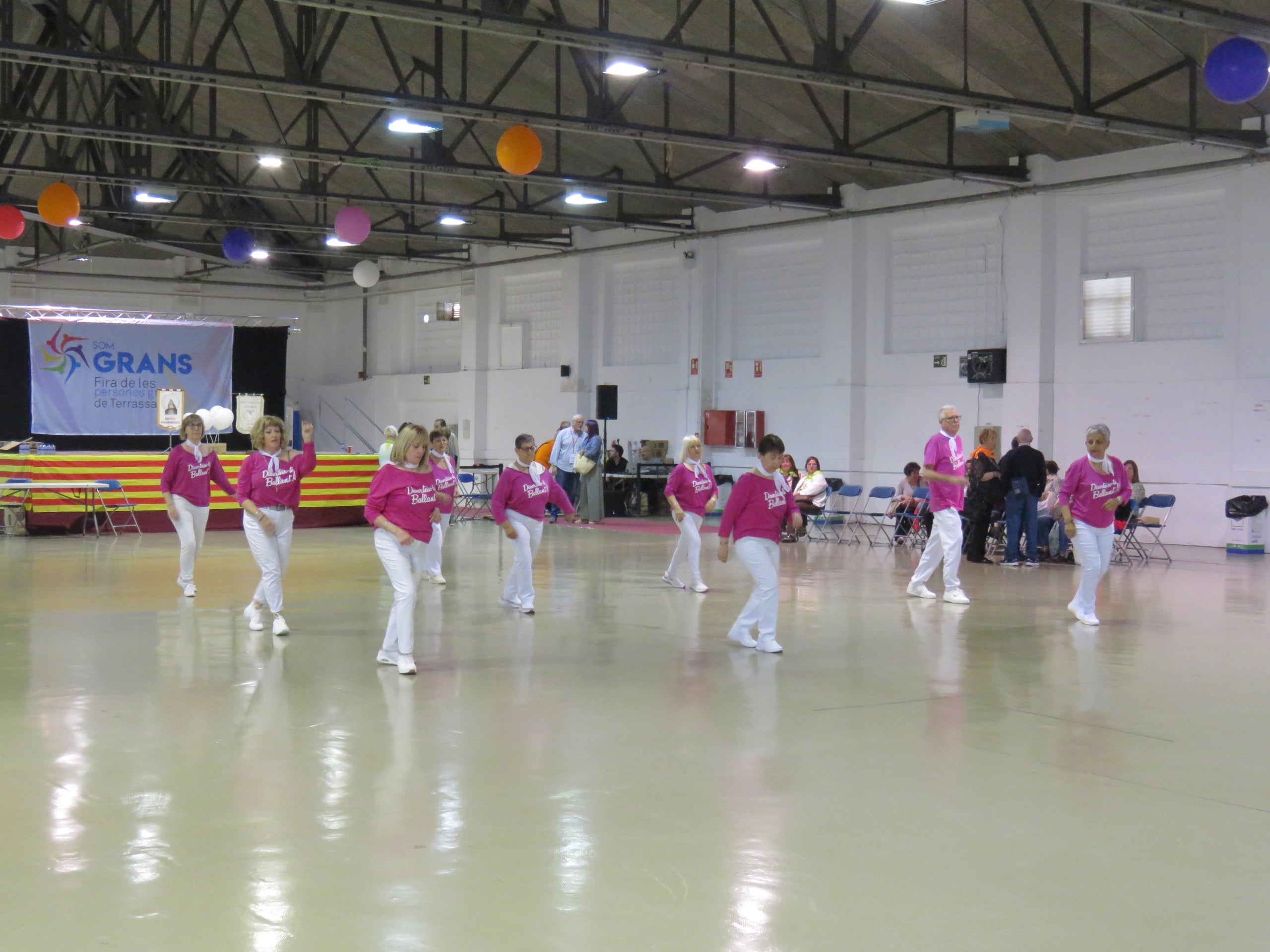 Aquest cap de setmana, 25 i 26 d'abril, el Recinte Firal de Terrassa acull la Fira Som Gran, una jornada organitzada per la Federació d'Associacions i Centres de Gent Gran de Terrassa i que vol esdevenir un espai de trobada, convivència i reconeixement per a les persones grans de la ciutat. Durant aquests dos dies, es pot gaudir d'una gran programació d'activitats; entre exposicions, balls, jocs de taula, gastronomia i exhibicions | Oriol Manrique