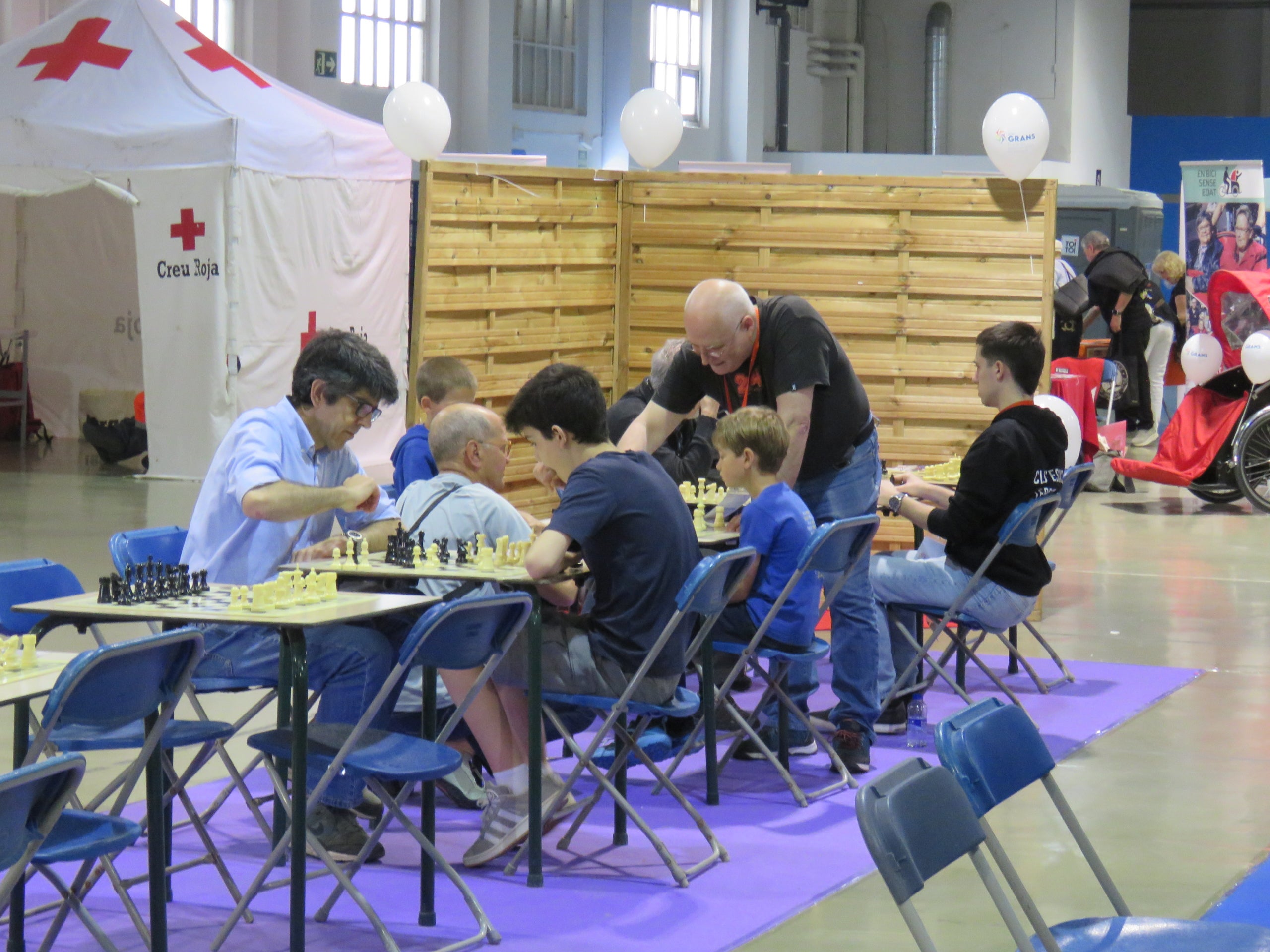 Aquest cap de setmana, 25 i 26 d'abril, el Recinte Firal de Terrassa acull la Fira Som Gran, una jornada organitzada per la Federació d'Associacions i Centres de Gent Gran de Terrassa i que vol esdevenir un espai de trobada, convivència i reconeixement per a les persones grans de la ciutat. Durant aquests dos dies, es pot gaudir d'una gran programació d'activitats; entre exposicions, balls, jocs de taula, gastronomia i exhibicions | Oriol Manrique