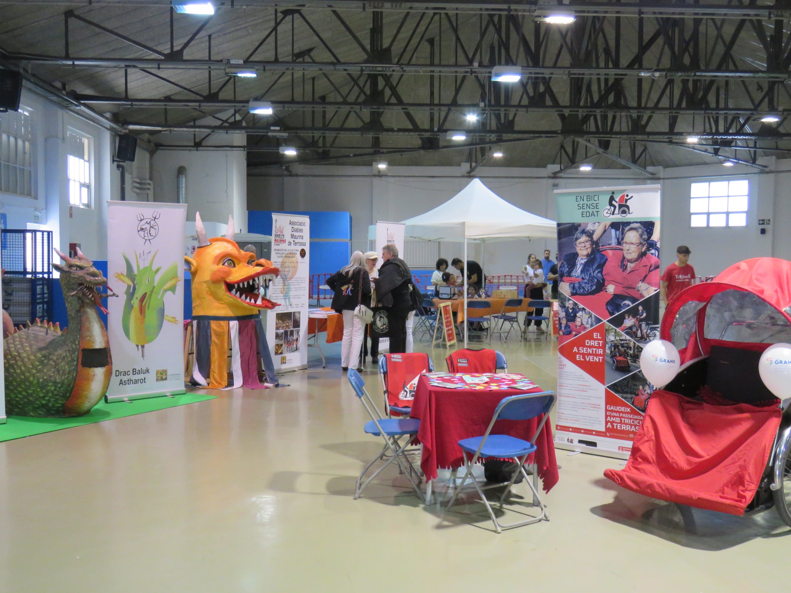 Aquest cap de setmana, 25 i 26 d'abril, el Recinte Firal de Terrassa acull la Fira Som Gran, una jornada organitzada per la Federació d'Associacions i Centres de Gent Gran de Terrassa i que vol esdevenir un espai de trobada, convivència i reconeixement per a les persones grans de la ciutat. Durant aquests dos dies, es pot gaudir d'una gran programació d'activitats; entre exposicions, balls, jocs de taula, gastronomia i exhibicions | Oriol Manrique