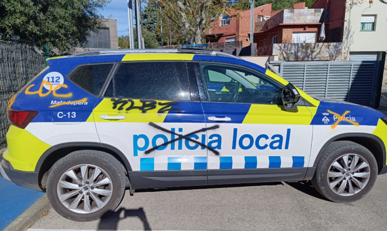 Imatge tal i com va quedar el vehicle | Policia Local de Matadepera
