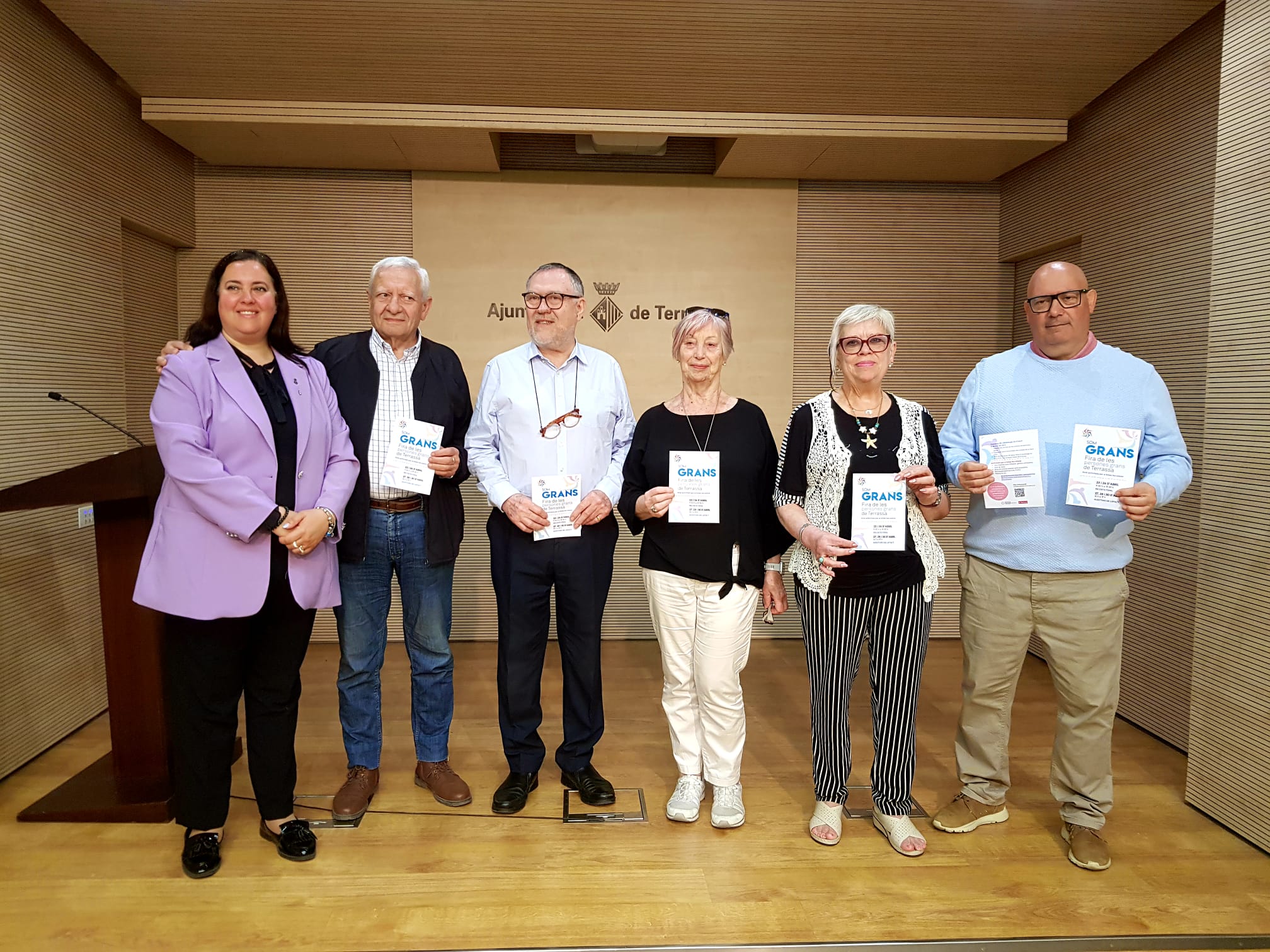 Acte de presentació de la fira Som Grans a Terrassa | Lluïsa Tarrida