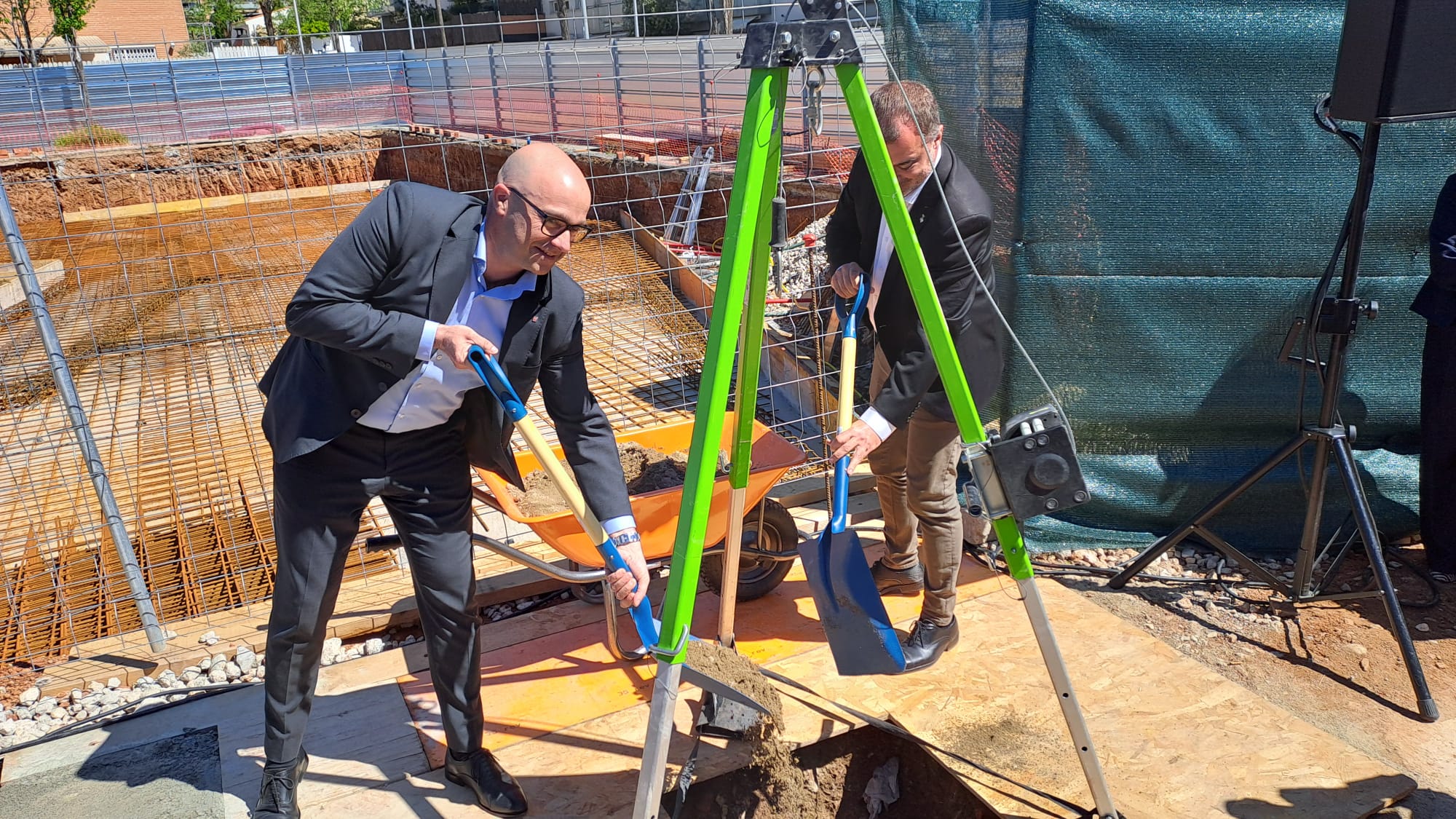 Acte simbòlic de col·locació de la primera pedra del nou edifici de la Barnahus de Terrassa | Oriol Manrique